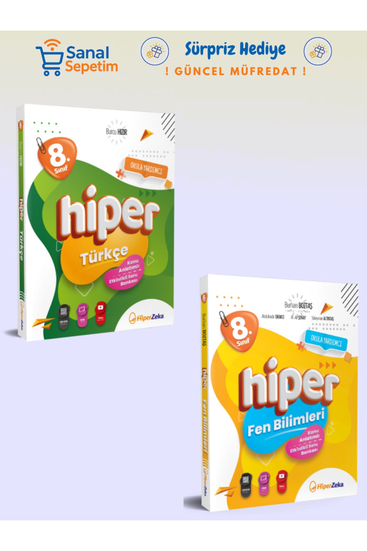 hiper zeka 8. Sınıf Türkçe - Fen Bilimleri Konu Anlatımlı Soru Bankası