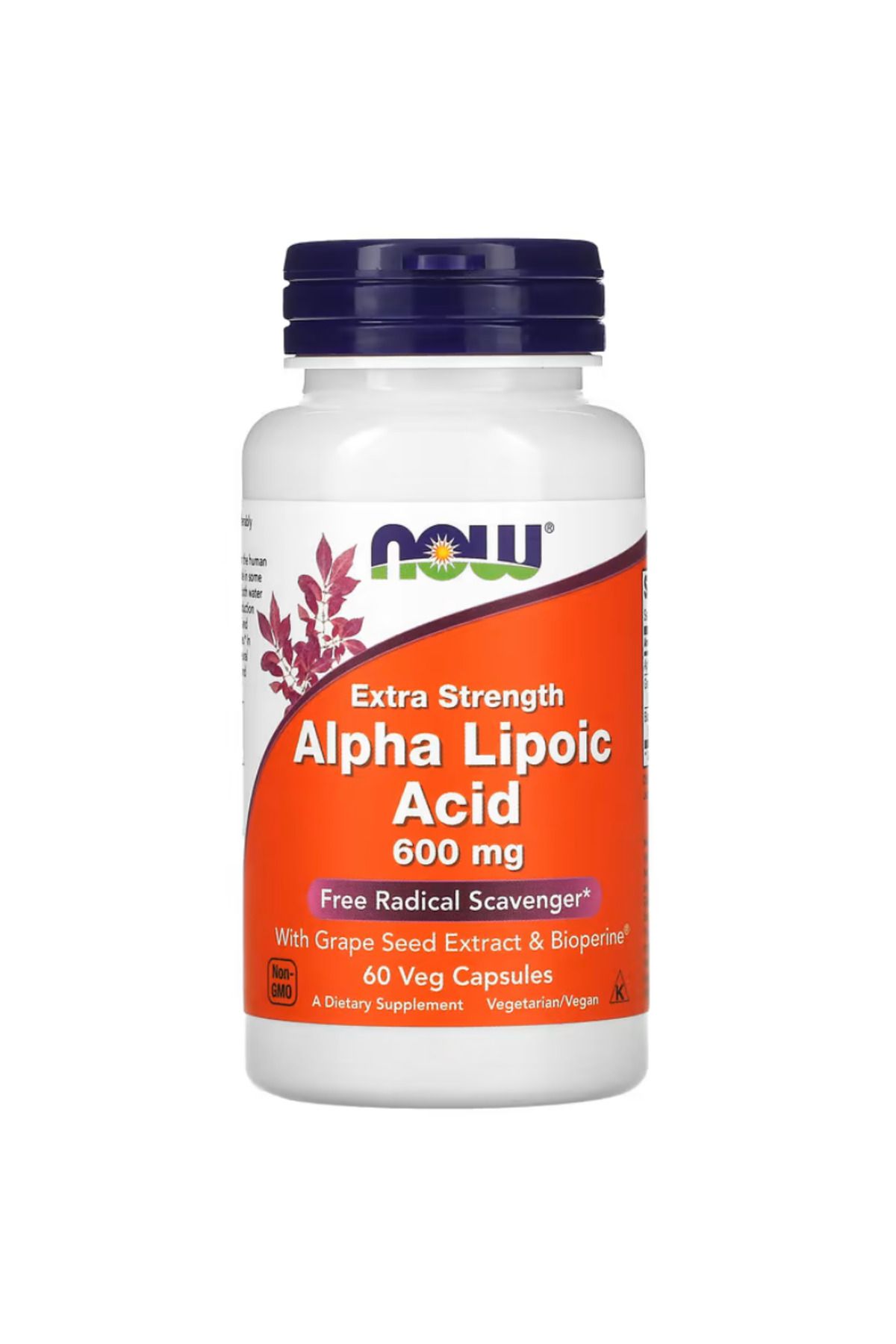 Now Foods , Alpha Lipoic Acid, Extra Strength, 600 mg, 60 Veg Capsules