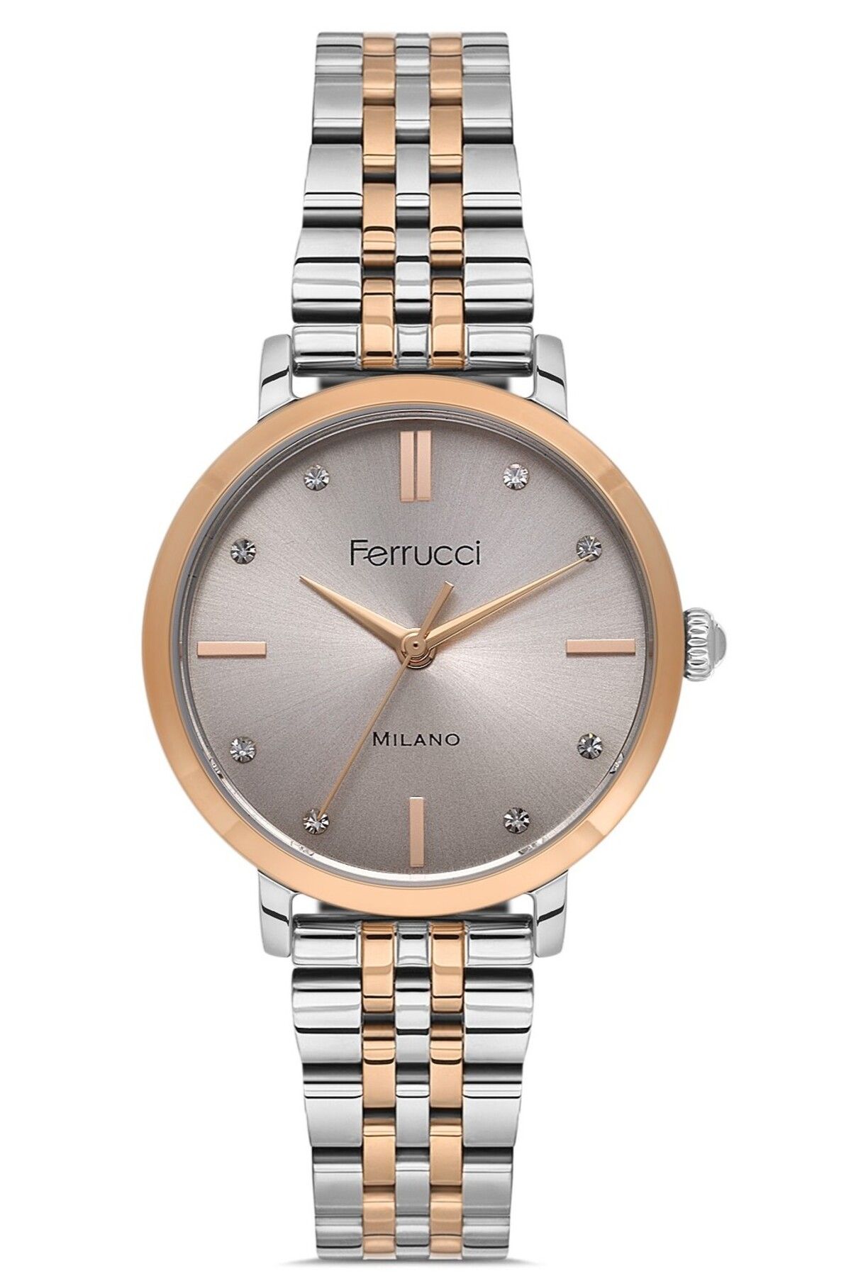 Ferrucci KADIN KOL SAATİ FC102403418M.06640082 GÜMÜŞ-ROSE