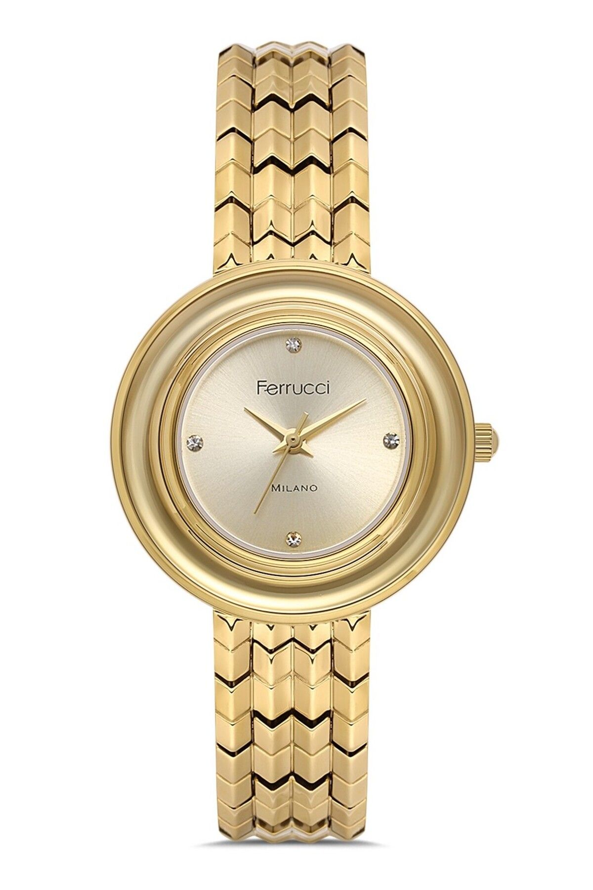 Ferrucci KADIN KOL SAATİ FC102403416M.05640003 Altın