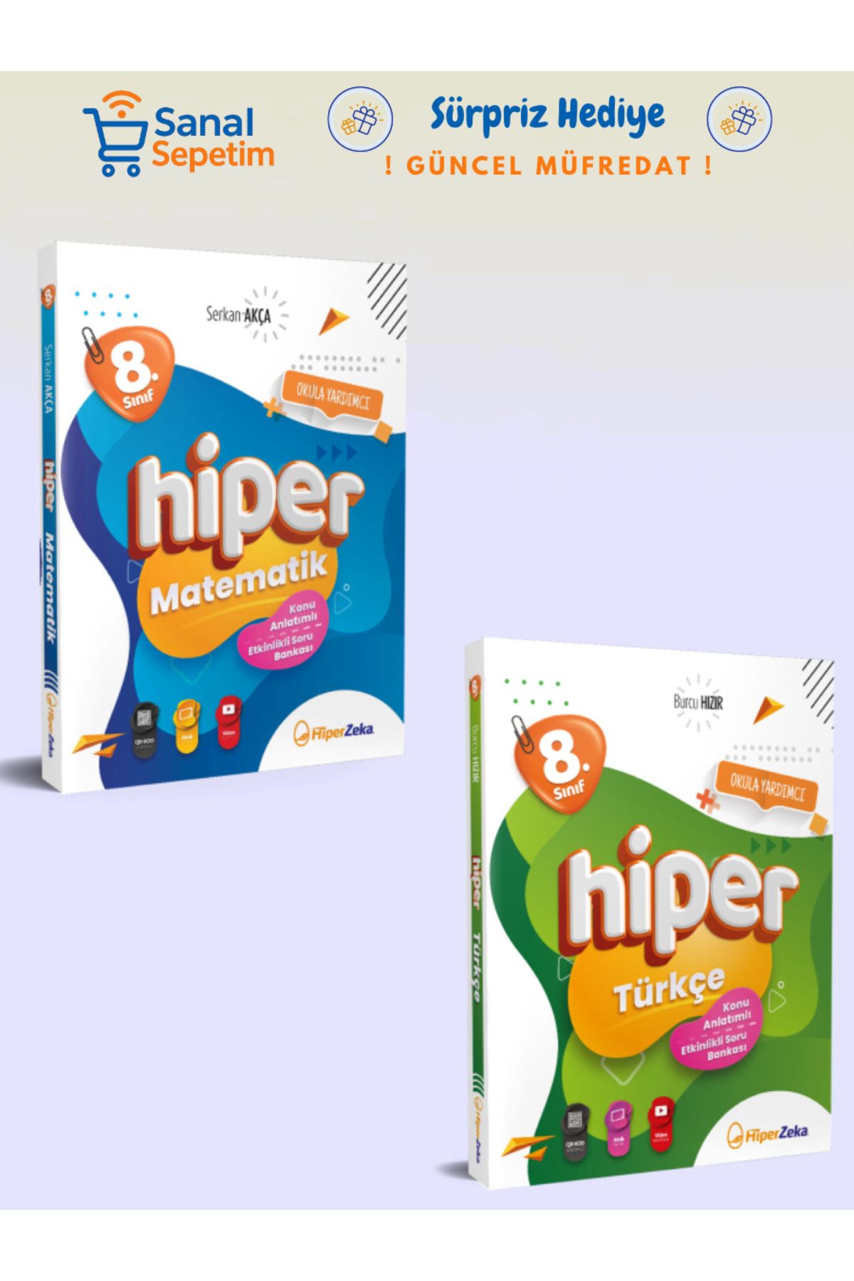 hiper zeka 8. Sınıf Matematik - Türkçe Konu Anlatımlı Soru Bankası