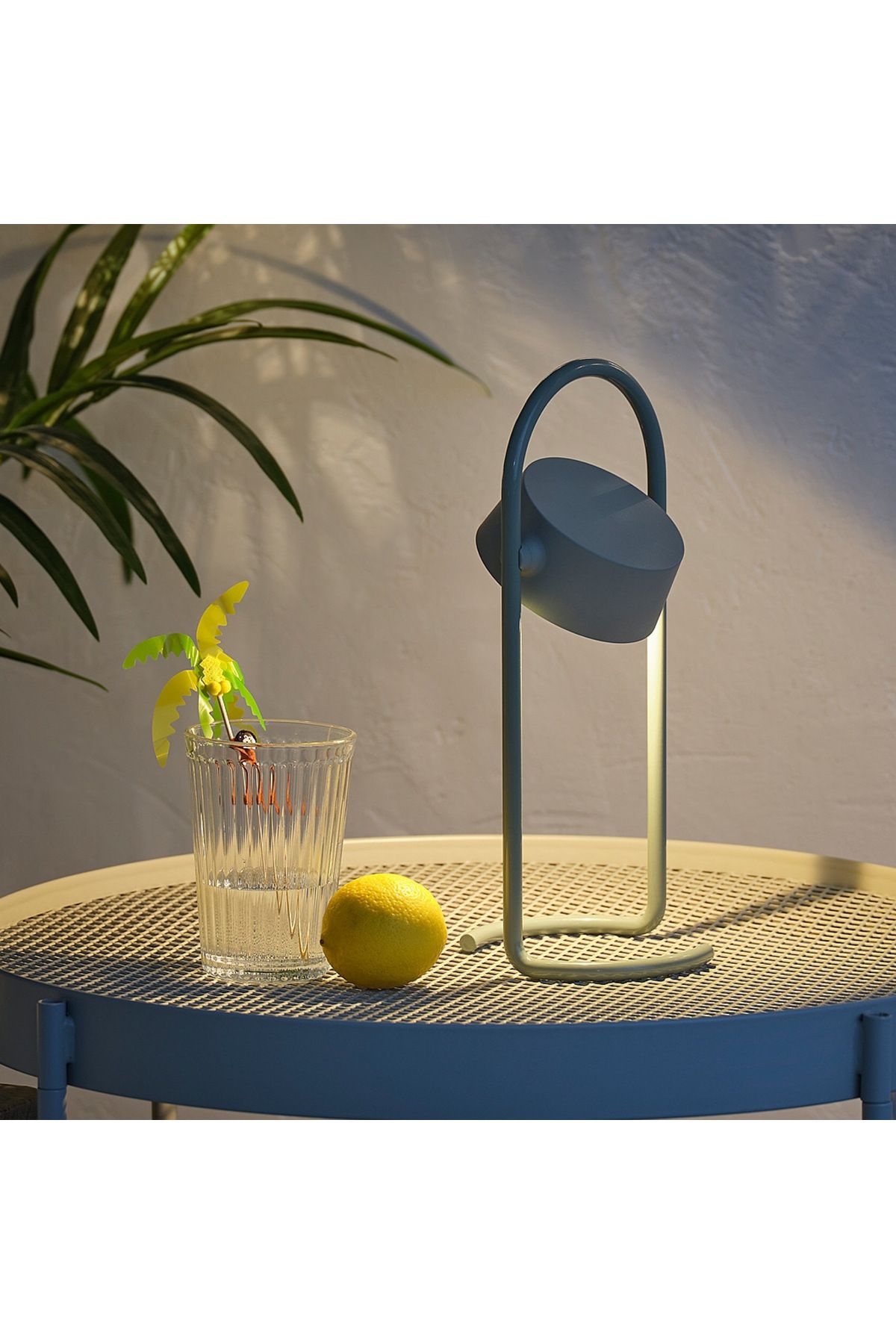 IKEA Solvinden 29 cm Açık Yeşil Kablosuz Pilli Led Masa ve Gece Lambası