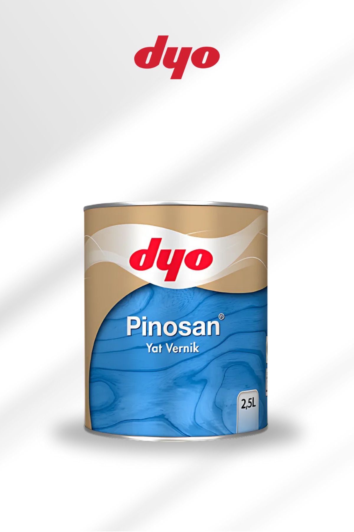 Dyo Pinosan Yat Verniği - Ahşap Yüzeyler İçin Suya Dayanıklı Parlak Vernik (0.75 Lt - 2.5 Lt) Şeffaf
