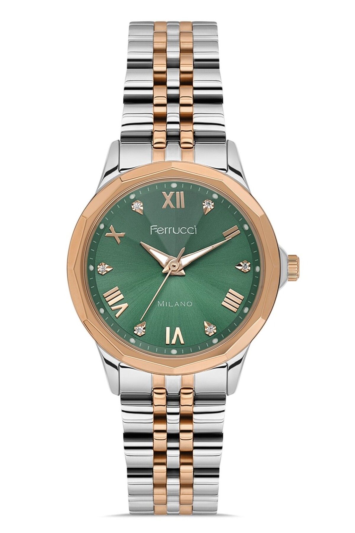 Ferrucci KADIN KOL SAATİ FC122403441M.0360003 GÜMÜŞ-ROSE