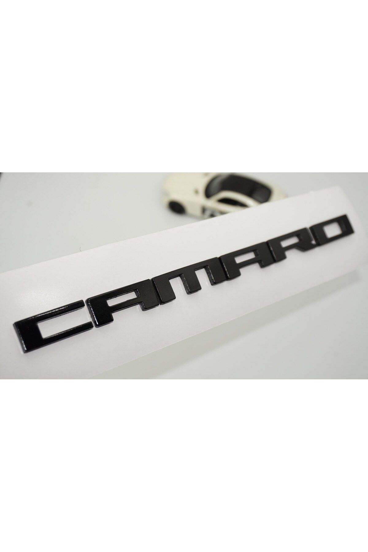 DK Tuning Camaro Bagaj Siyah Yazı Logo Arma Chevrolet ile Uyumlu