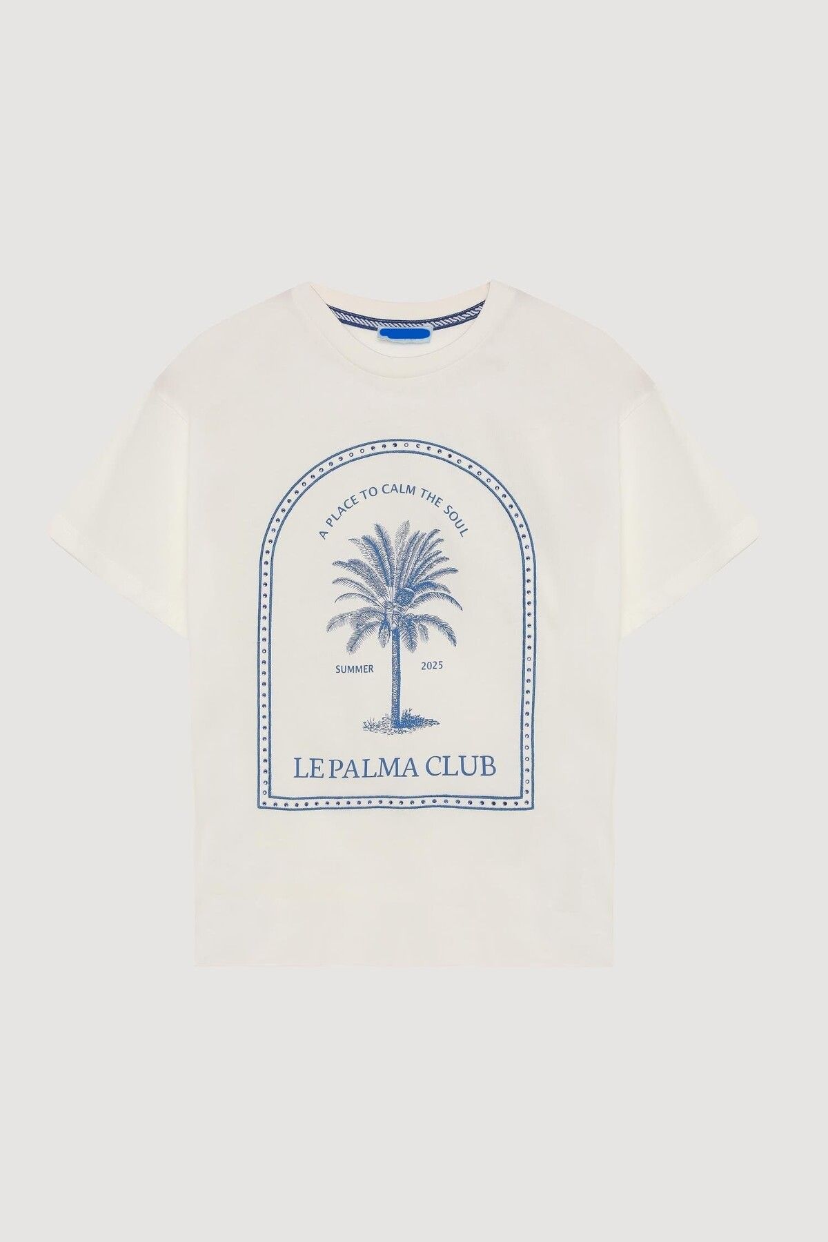 BYB Baskı ve taş detaylı tshirt