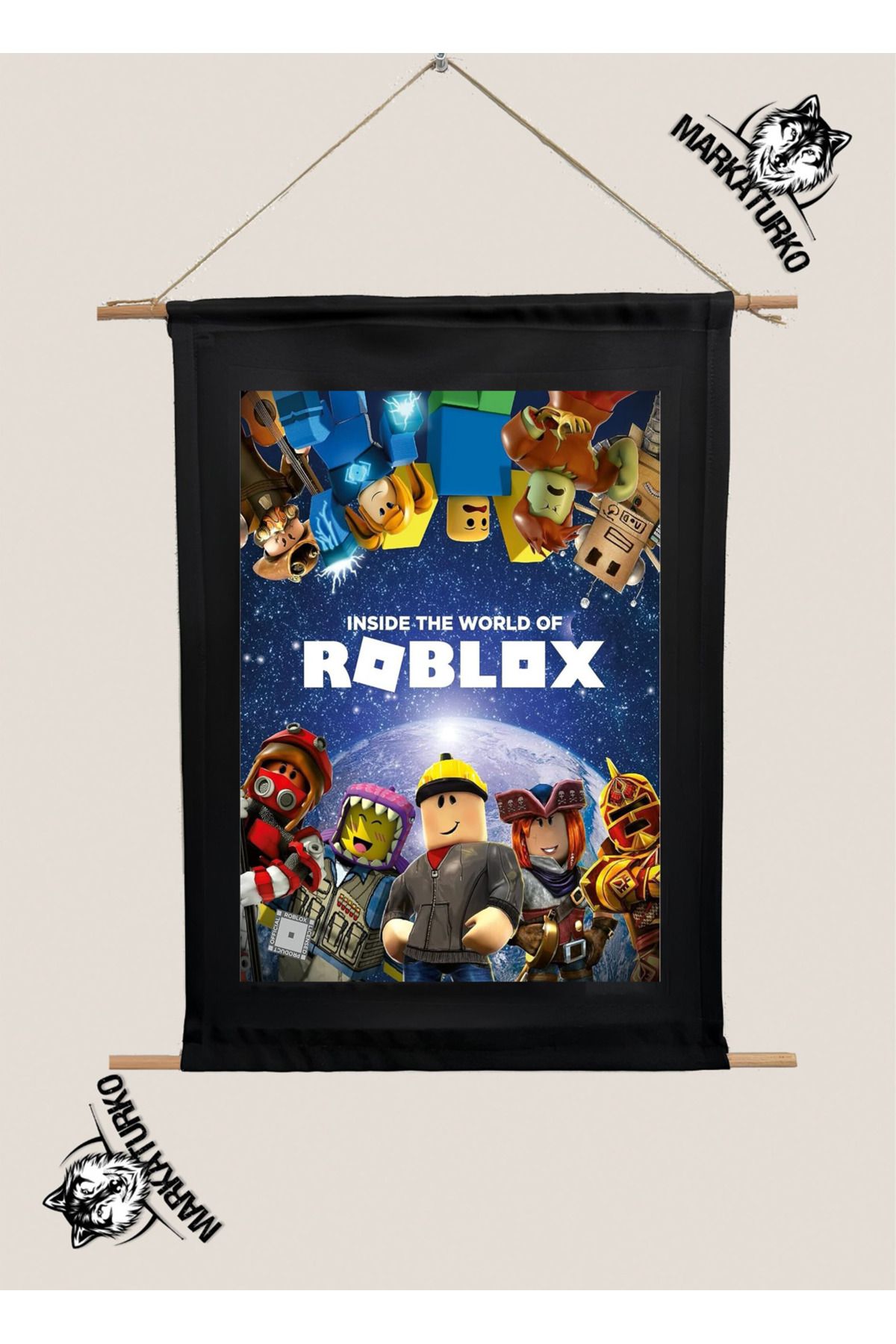 MarkaTurko ROBLOX ÖZEL TASARIM SÜBLİMASYON BASKI TABLO 6532-45