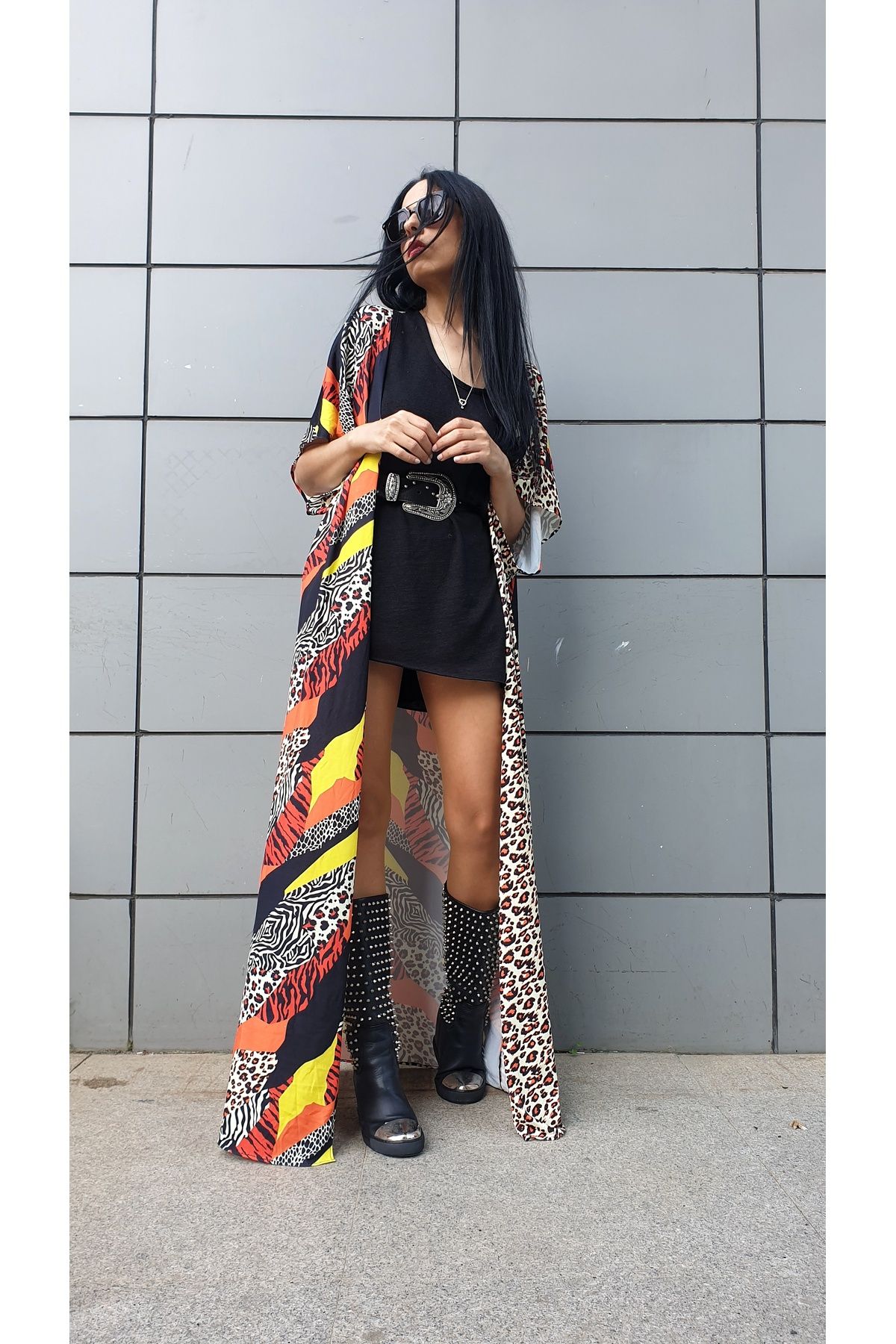 Fi designer Özel Tasarım Uzun Kimono