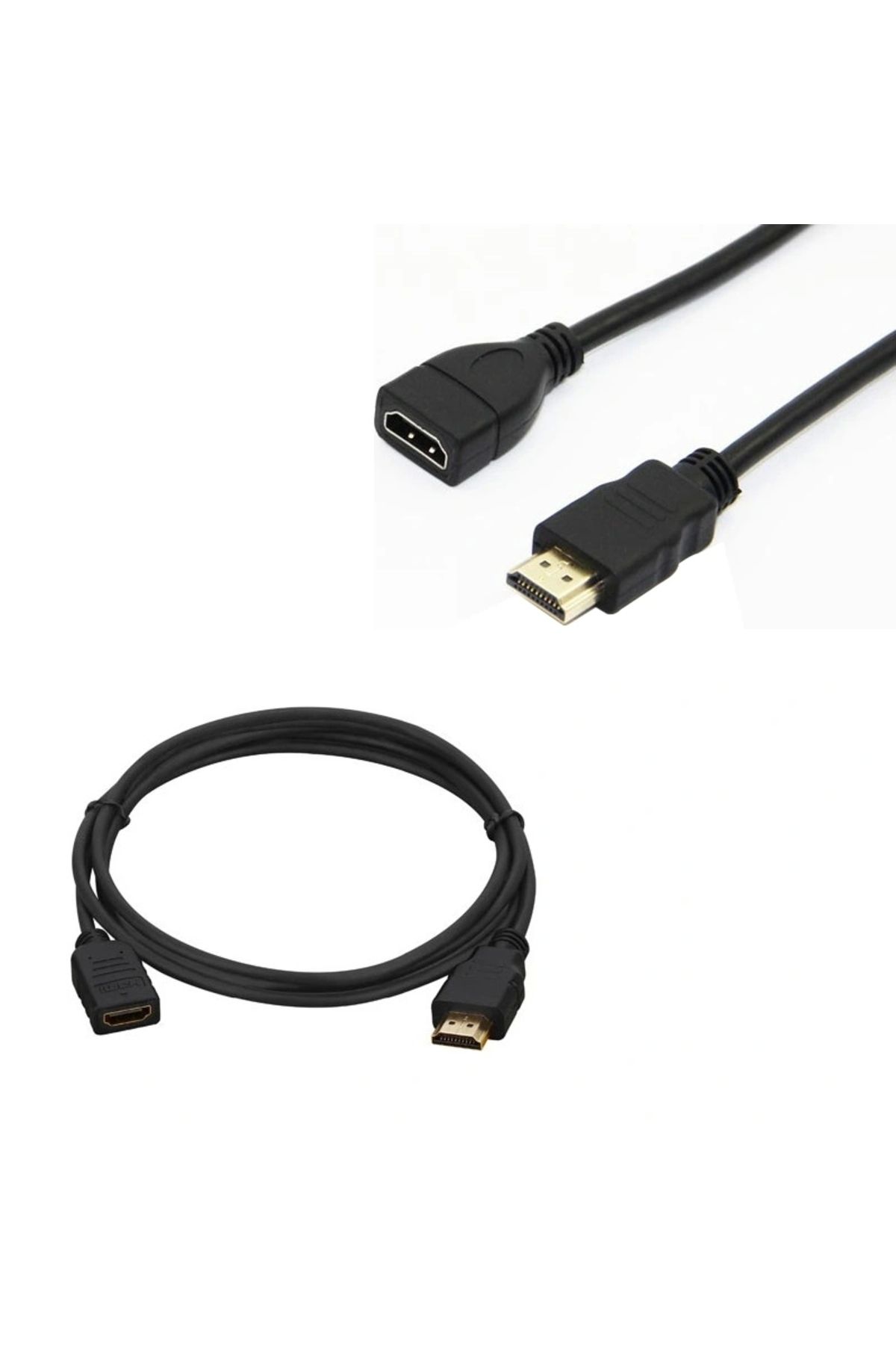 ALFA AKSESUAR 03 Hdmı Kablo Erkek Dişi Gold Uçlu 25 Cm Uzatma (mini Hd Rec. İçin)