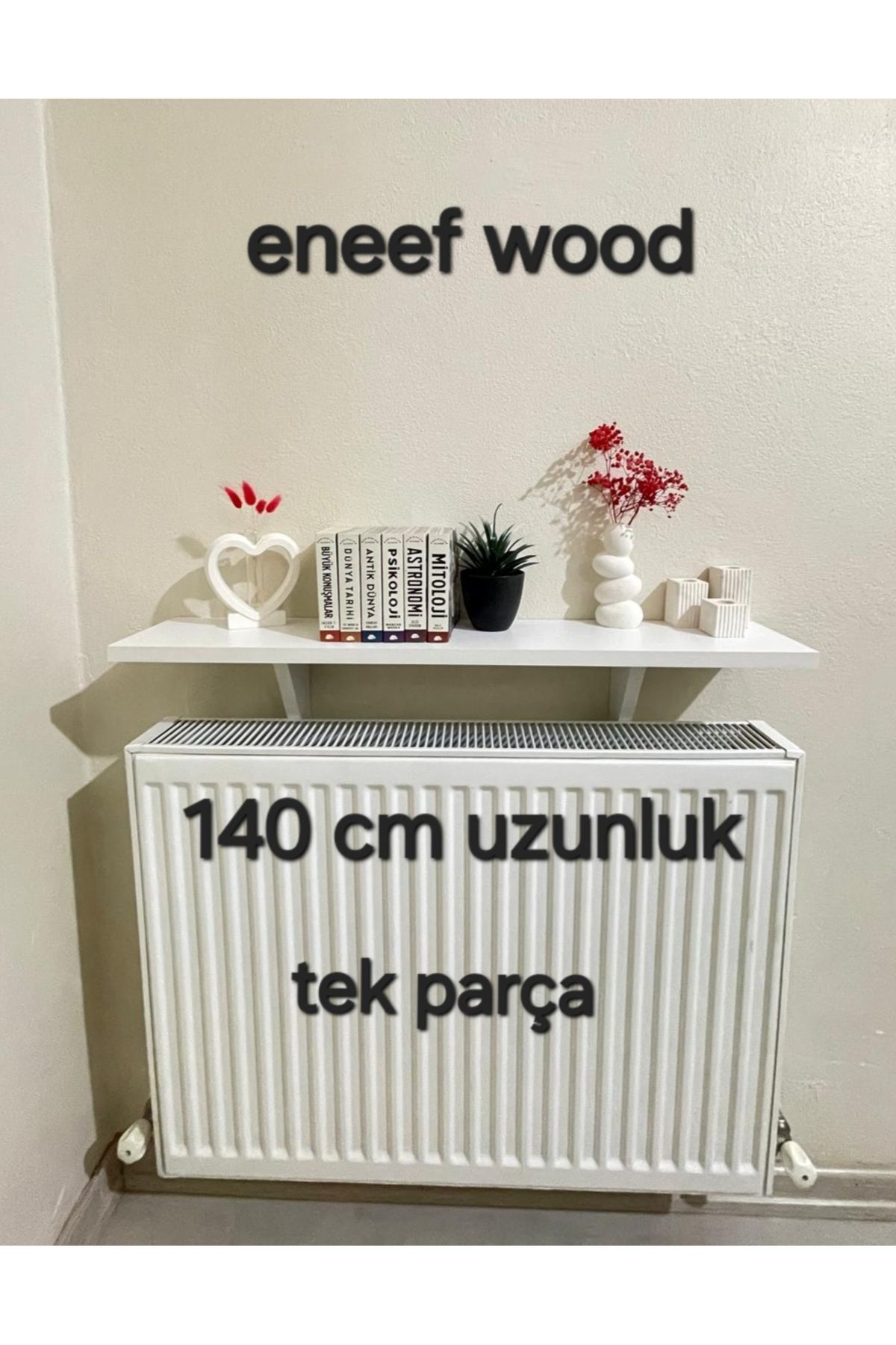 eneefwood petek üstü raf 140x15