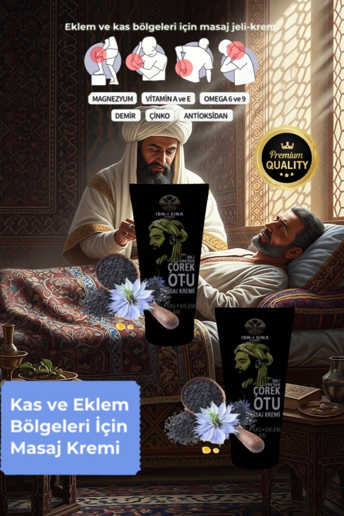 ÇAVDAR Çörekotu Kremi 50 ml x 2 adet