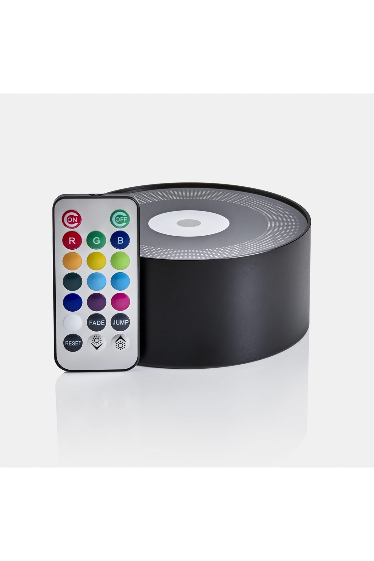 GÜMRÜK BEY F703 Uzaktan Kumandalı LED Merkez Işık 120 mm. RGB Vazo Akvaryum Ödül Ürün Sergilemek İçin