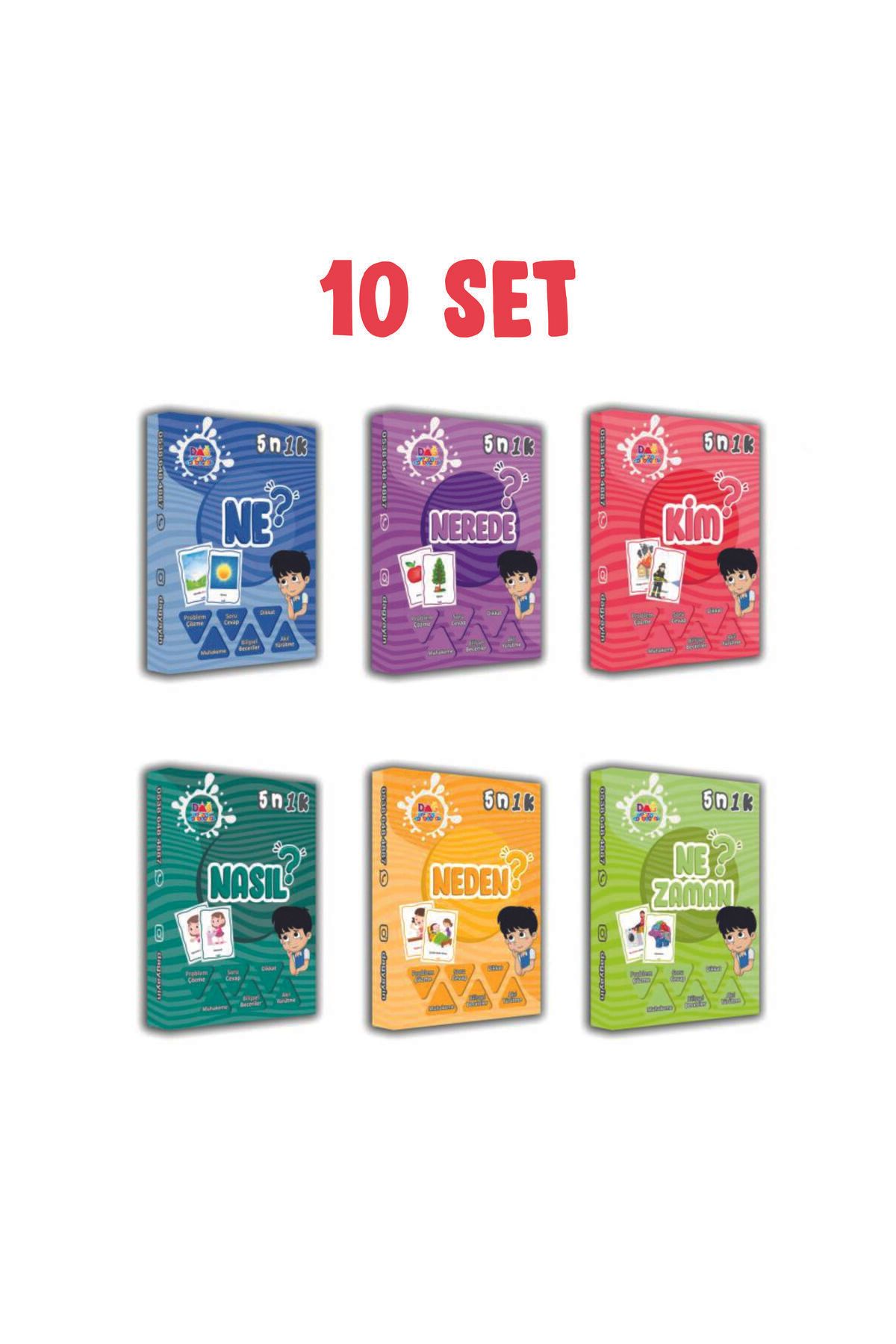 Dağ Yayıncılık 5N1K SORU CEVAP SETİ ( 10 SET)