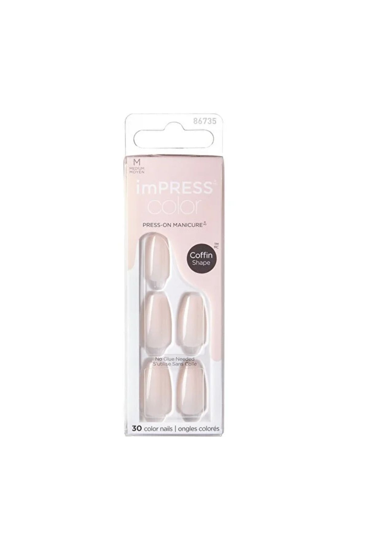 Impress Color Kendinden Yapışkanlı Takma Tırnak Medium - Serendipity - 1 Adet