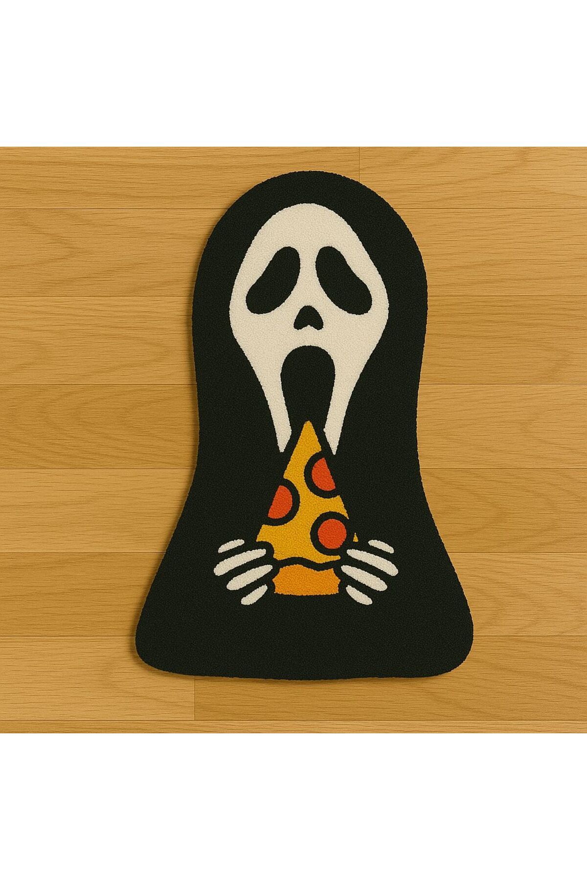 Afro Dekorasyon Scream , Çığlık , Figür halı , tasarım halı , ev dekoru , tutfting halı , el yapımı halı