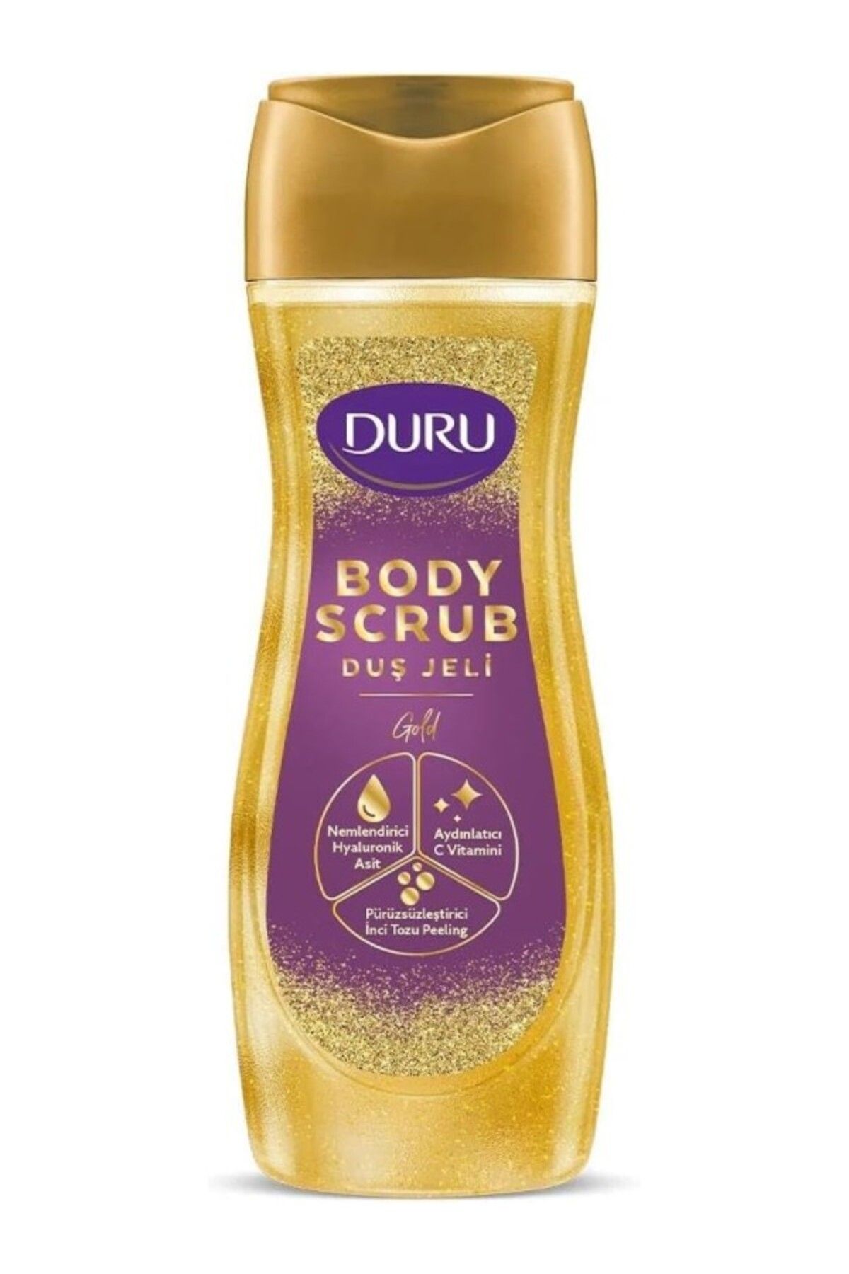 ShopZum Duru Body Scrub Duş Jeli, Gold, 450 Mililitre