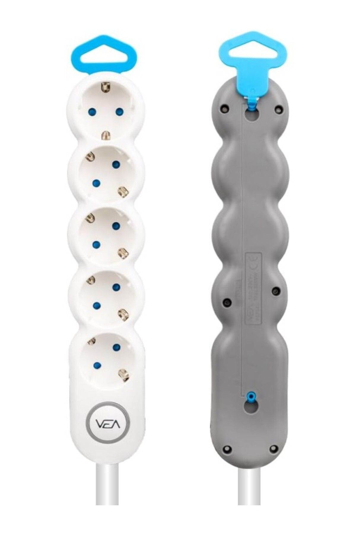 ShopZum Amber Led 3&Apos;Lü 4&Apos;Lü Ve 5&Apos;Li Grup Priz Akım Korumalı Açma-Kapama Anahtarlı 1.5 Metre
