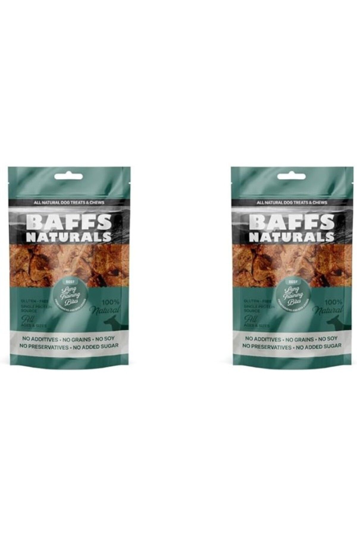 ShopZum Baffs Naturals Dana Mini Ciğer 100% Doğal Köpek Ödül Maması 100 Gr (100 Gr X 2 Adet)
