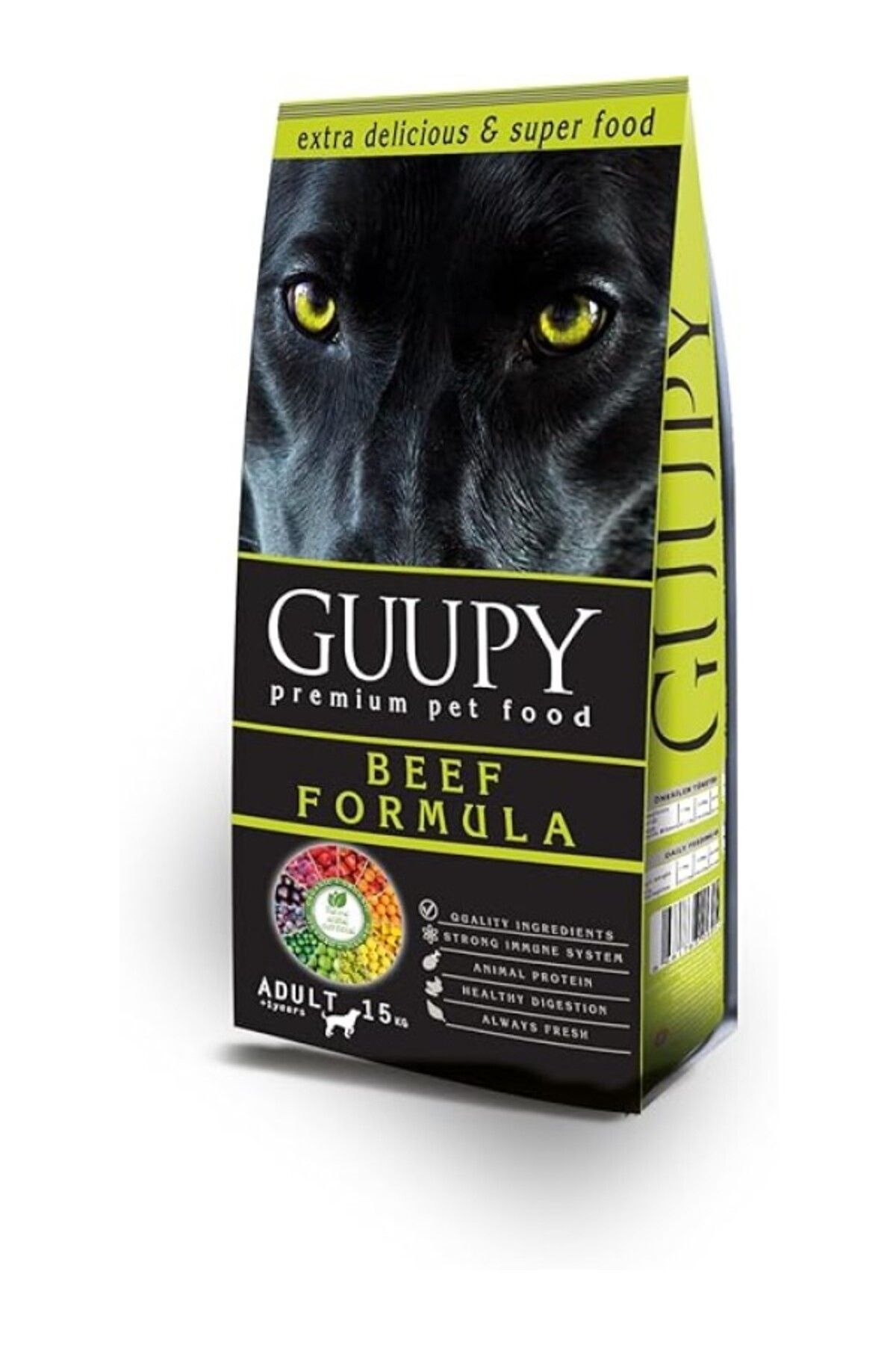 ShopZum Guupy Adult Dog Beef 1 Kg