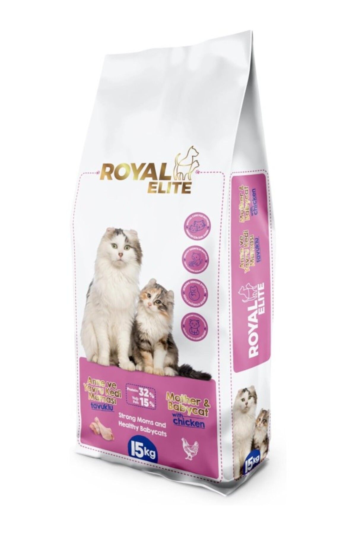 ShopZum Royal Elite Tavuklu Anne Ve Yavru Kedi Mamasi