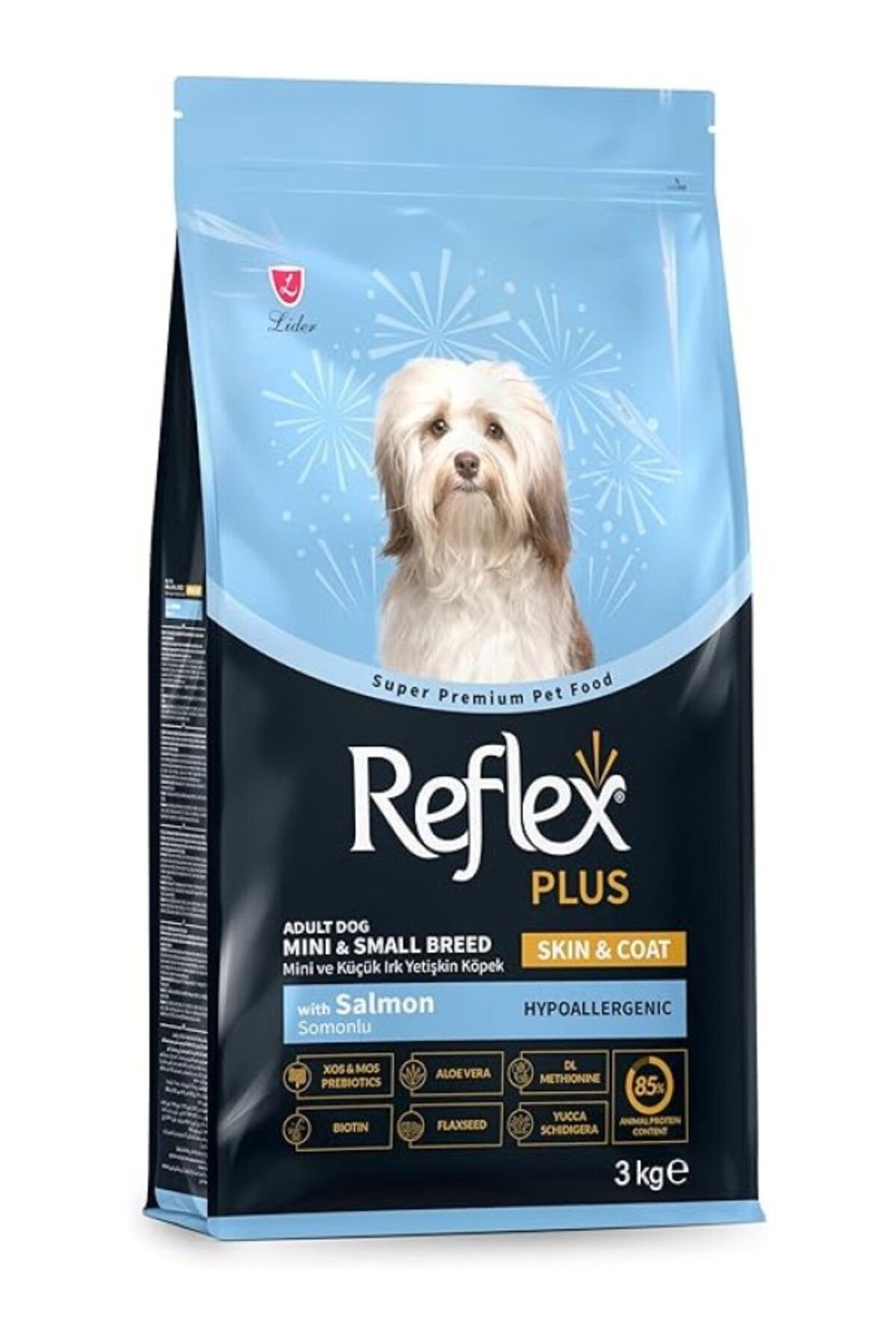 ShopZum Plus Skin Ve Coat Somonlu Mini Ve Küçük Irk Yetişkin Köpek Maması 3 Kg