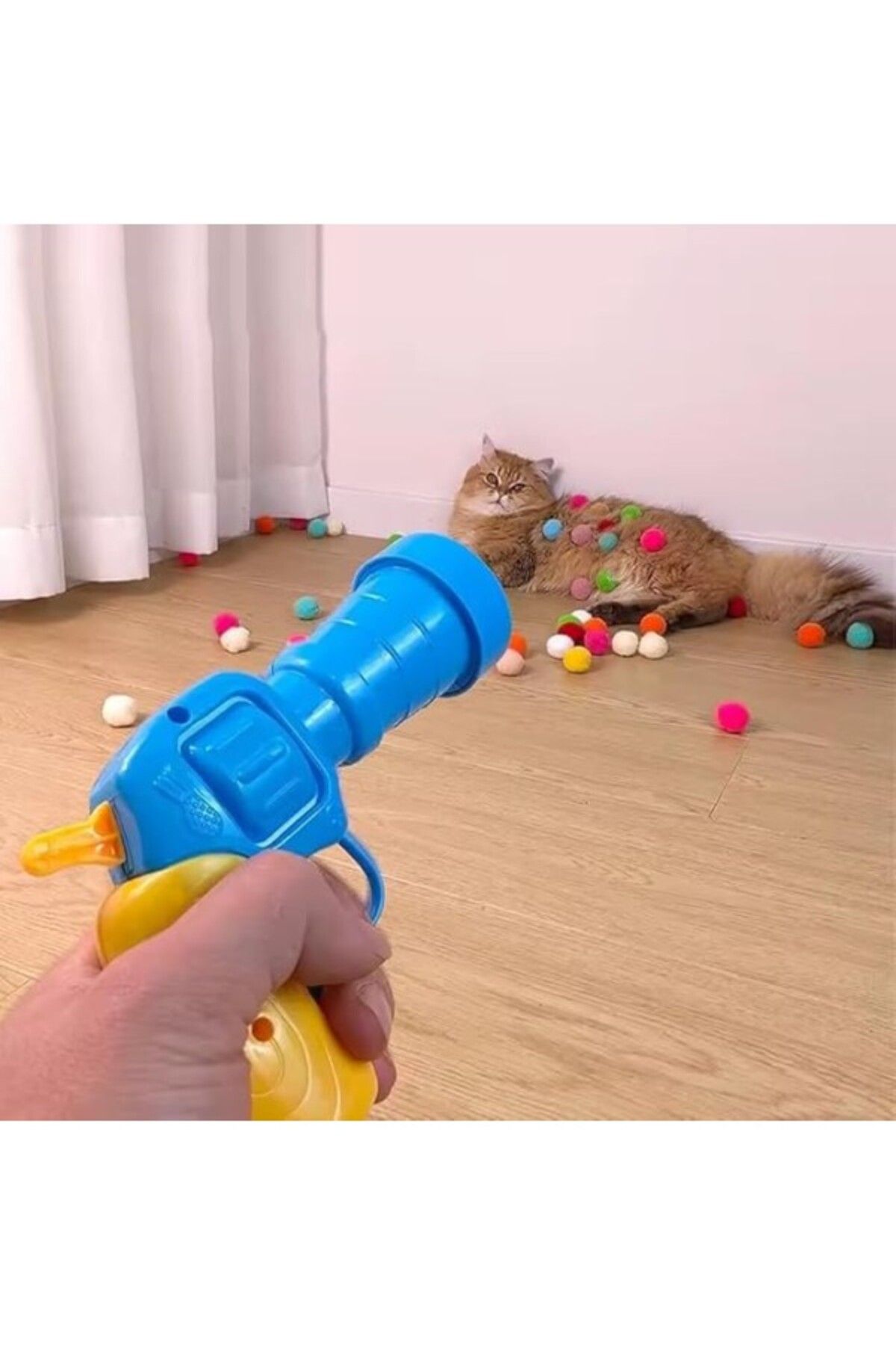 ShopZum İnteraktif Oyun Tabancası – 3 Adet Peluş Top Ile Eğlenceli Oyun