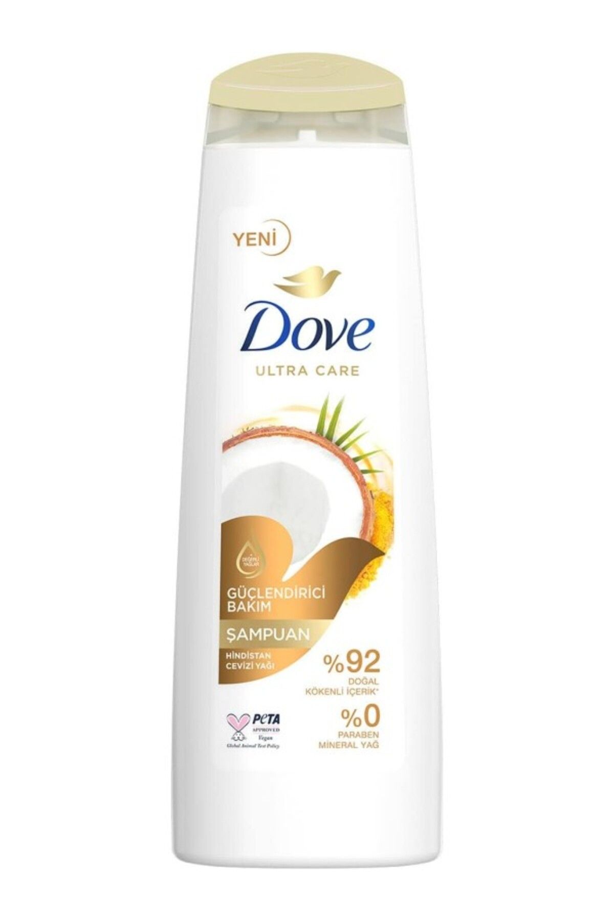 ShopZum Dove Ultra Care Saç Bakım Şampuanı Güçlendirici Bakım Hindistan Cevizi Yağı 400 Ml