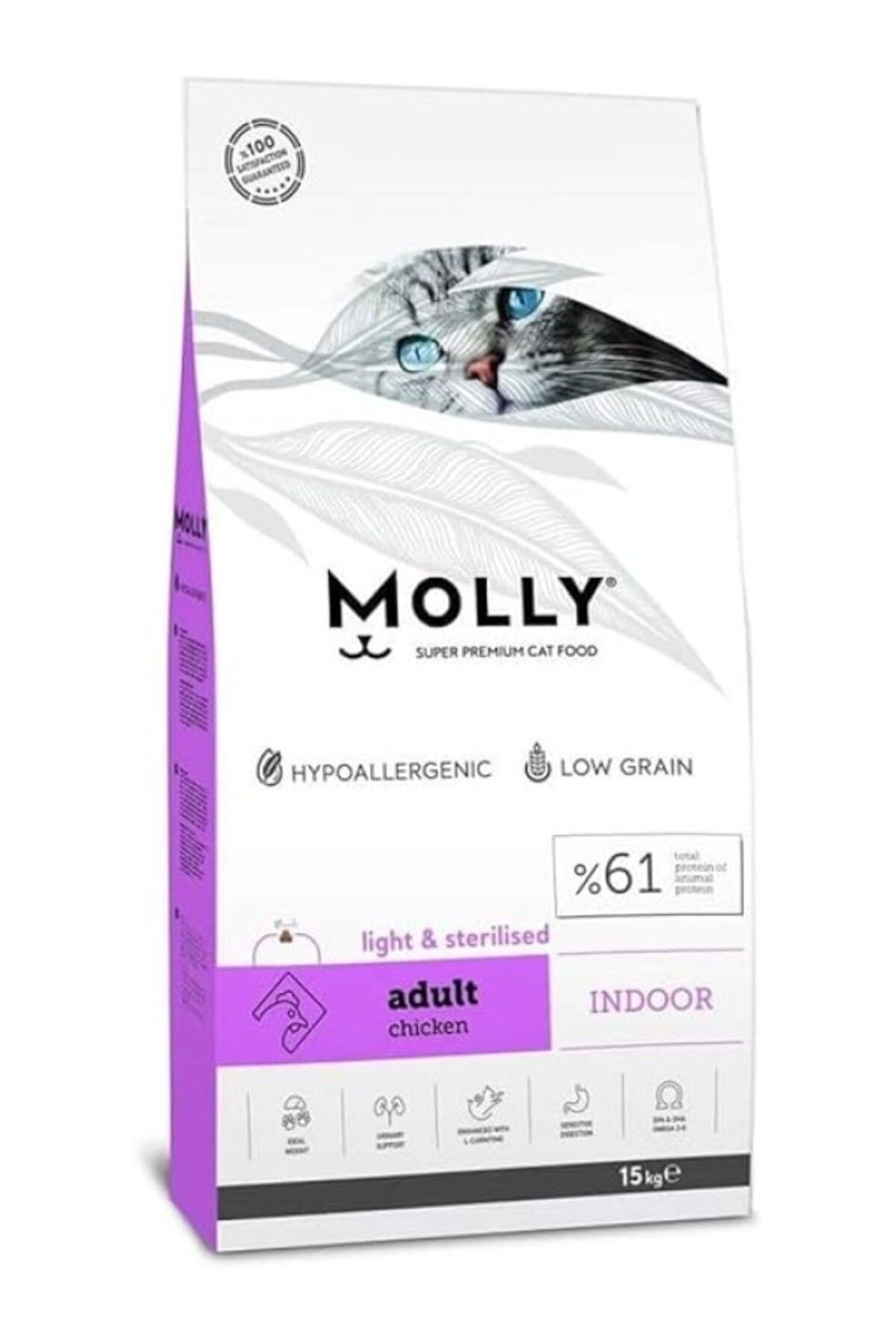 ShopZum Molly Sterilized Tavuklu Kedi Maması 15 Kg