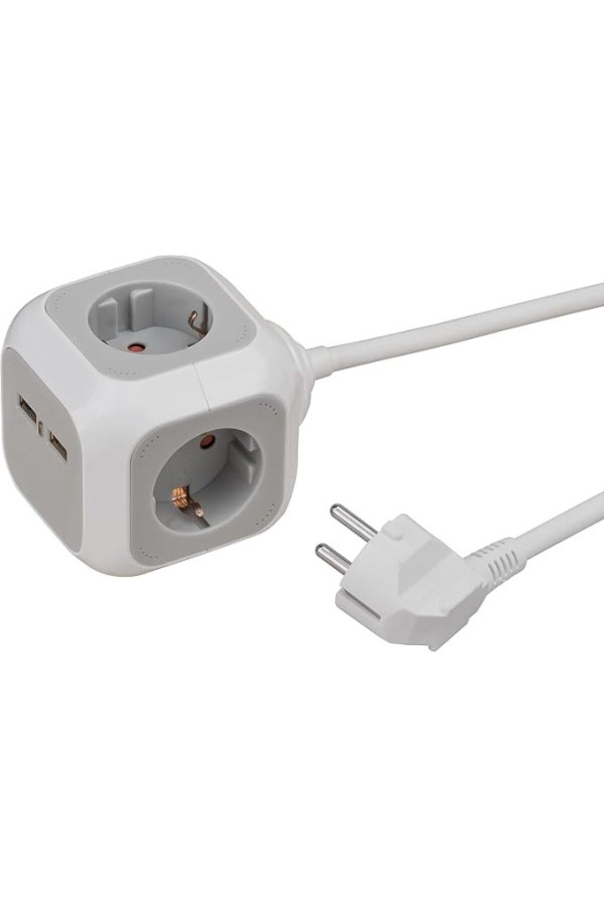 ShopZum Brennenstuhl Alea-Power Usb-Charger Priz Bloğu, 4&Apos;Lü Priz Küpü (2 X Usb, 1,4 M Kablo Ve Yüksek
