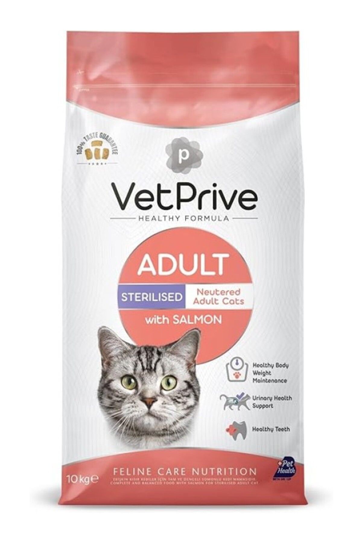 ShopZum Vetprive Cat Adult Sterilsed With Salmon 10 Kg