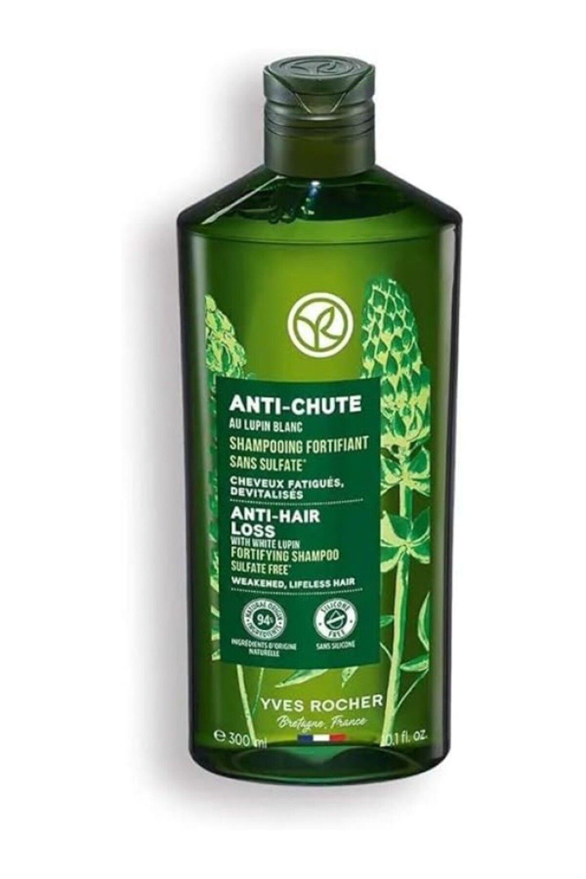 ShopZum Yves Rocher Saç Dökülmesine Karşı (Anti-Chute) Güçlendirici Prebiyotik Şampuan - Sülfatsız &Amp;
