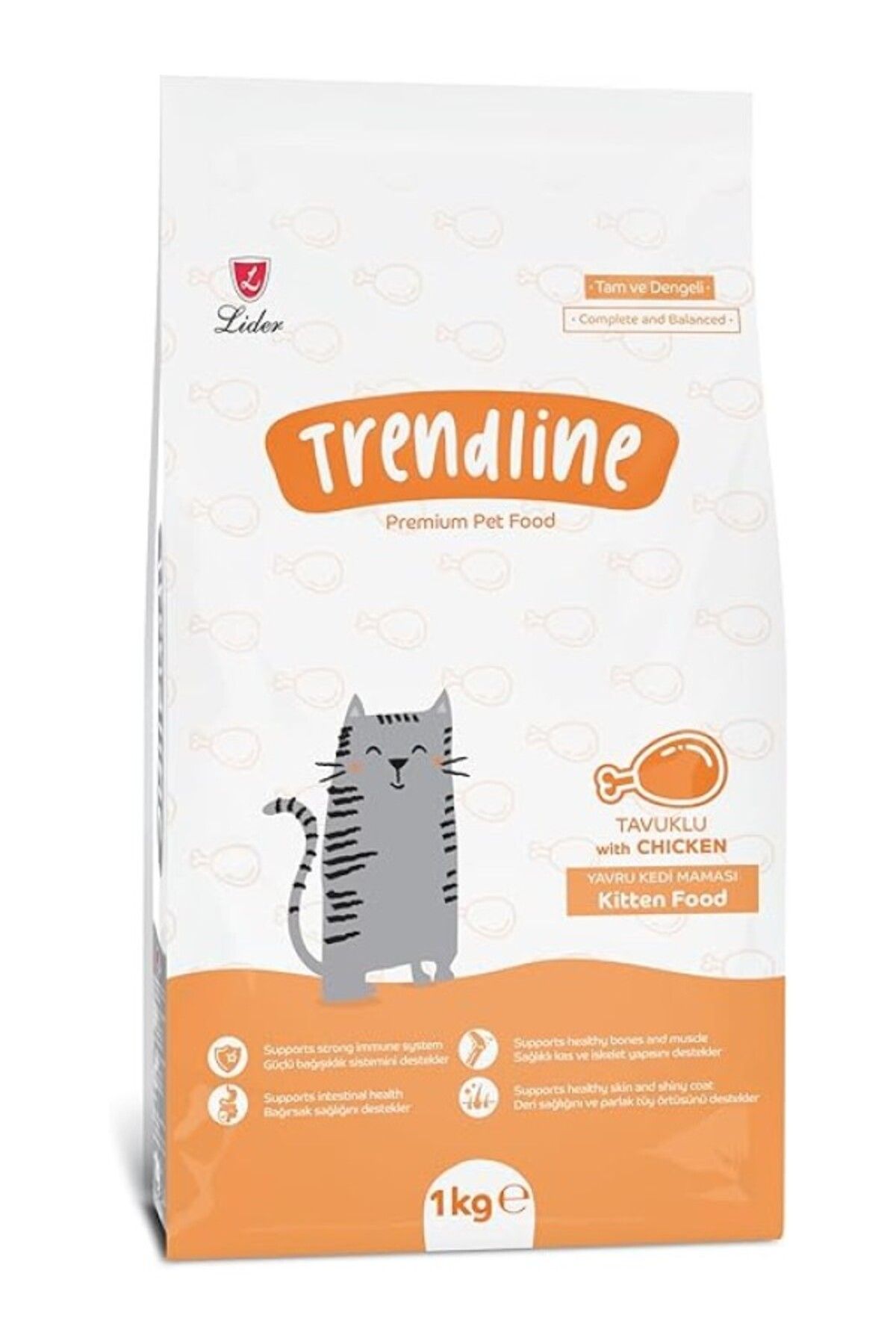 ShopZum Trendline Tavuklu Yavru Kedi Maması 1 Kg