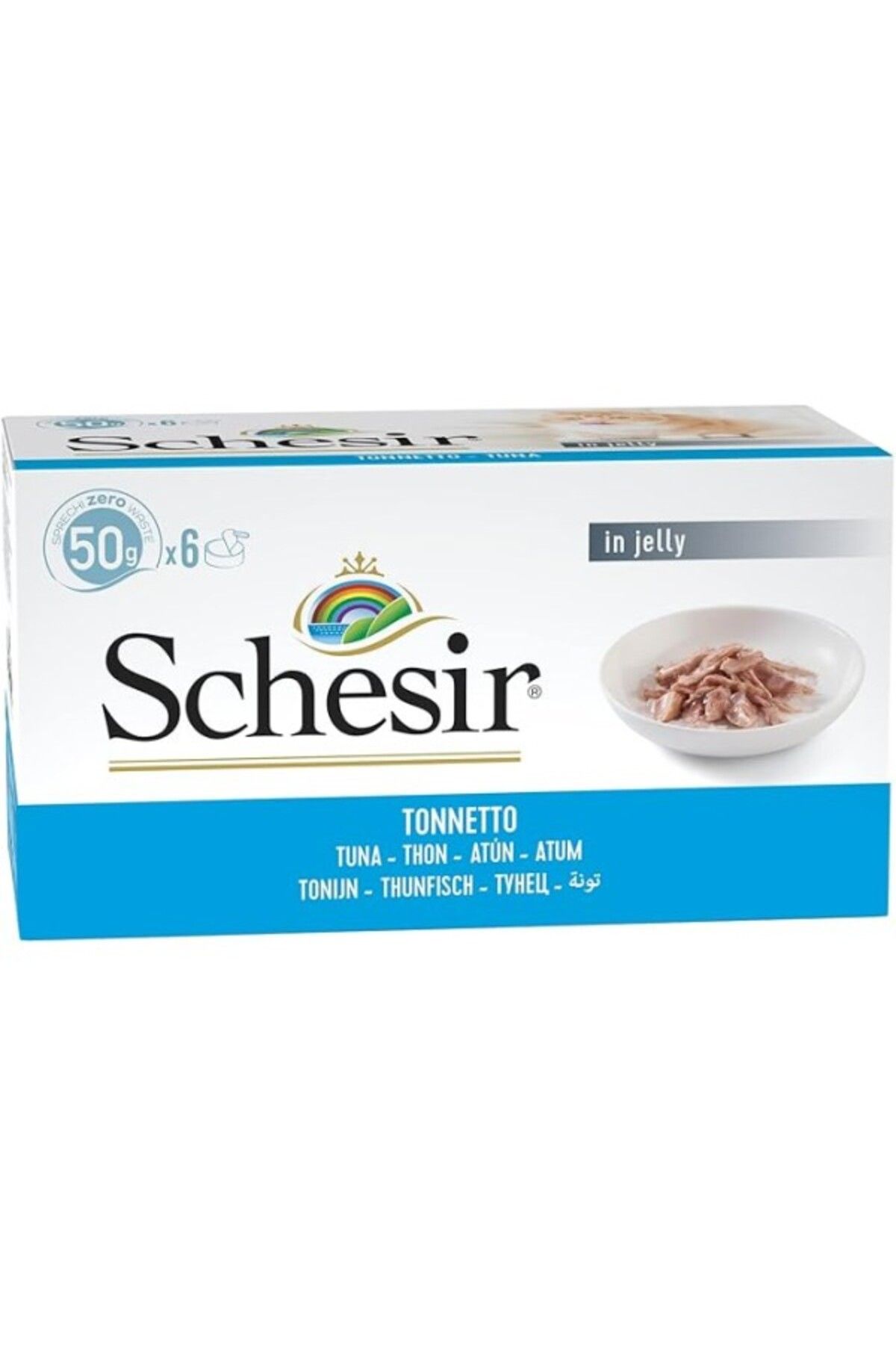 ShopZum Schesir Cat Multipack Ton Balıklı (6 X 50 Gr)