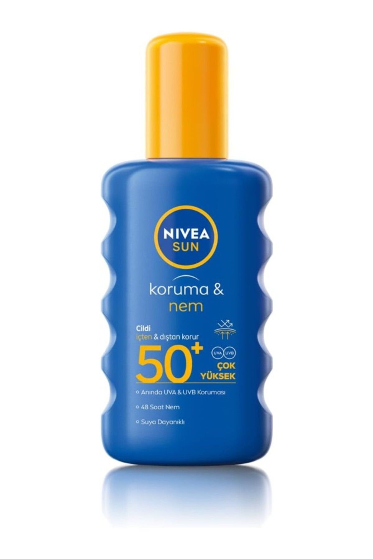 ShopZum Sun Spf50 Yüksek Güneş Koruyucu Ve Nemlendirici Vücut Spreyi 200Ml, Uva Uvb Koruması, Suya
