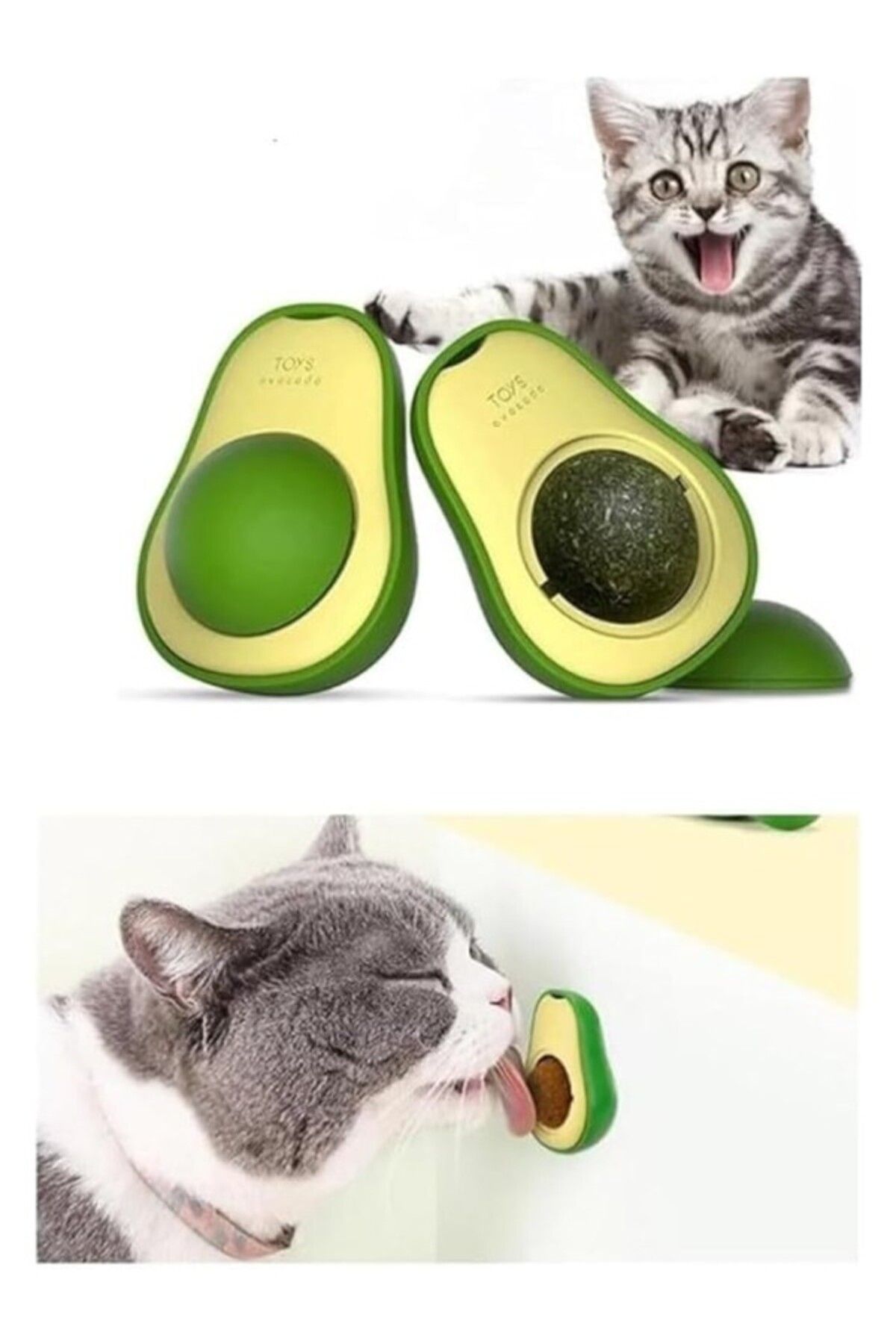 ShopZum Avokado Nanesi Otu Topu Oyuncağı Yapışkanlı Oyuncak