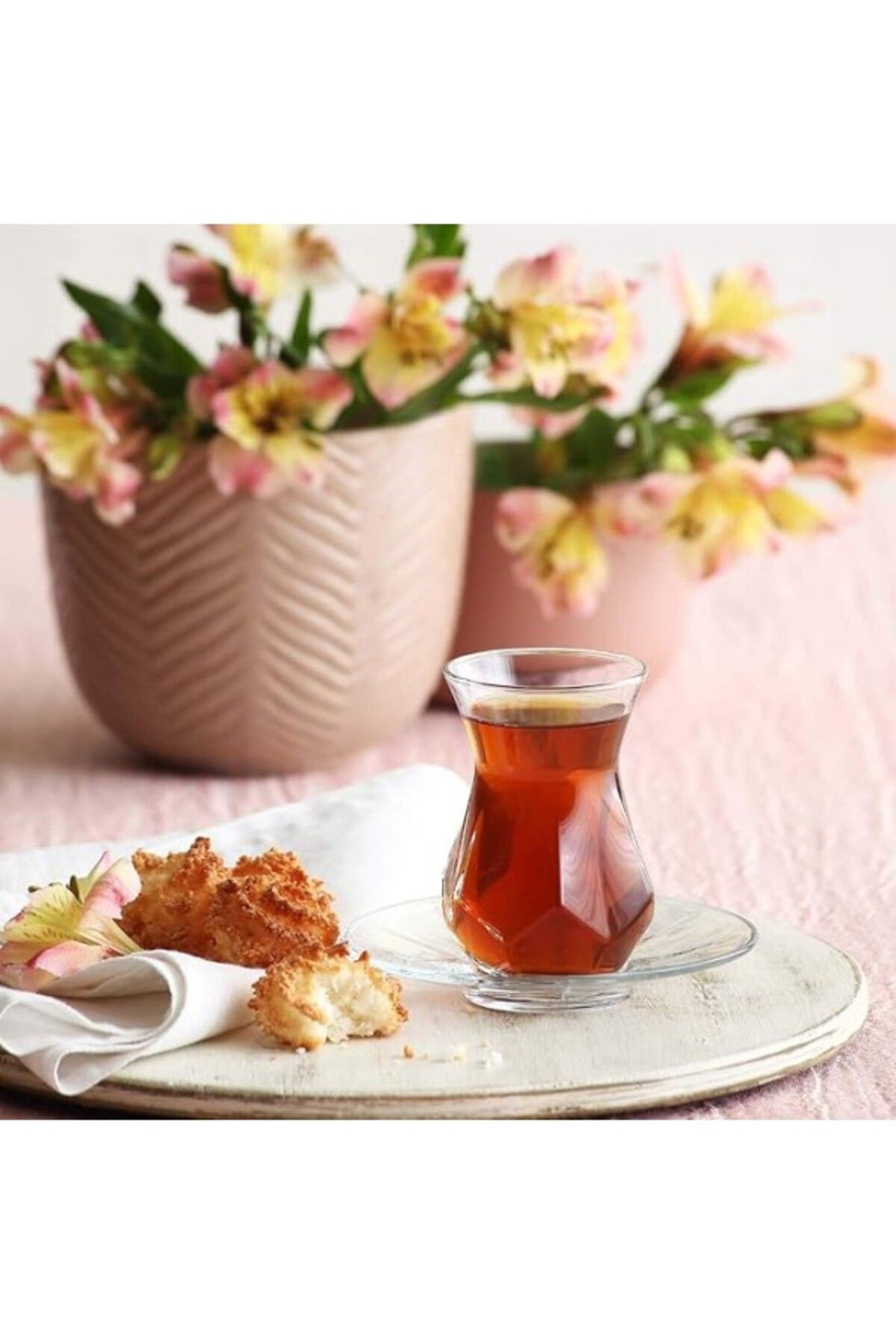ShopZum Lav, Alya 12&Apos;Li Çay Seti, Lv-Alyas1, Lv-Alyas112 Adet (1&Apos;Li Paket), Şeffaf