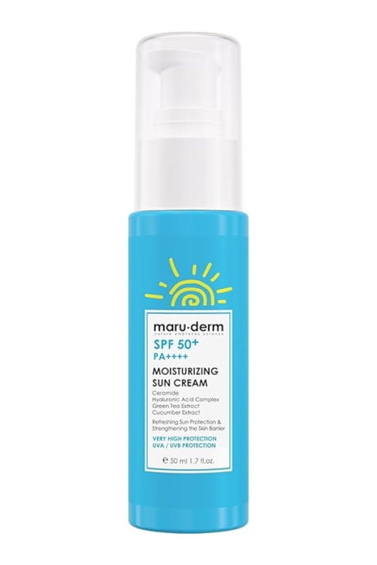 ShopZum Maruderm Spf 50+ Nemlendirici Güneş Kremi 50 Ml