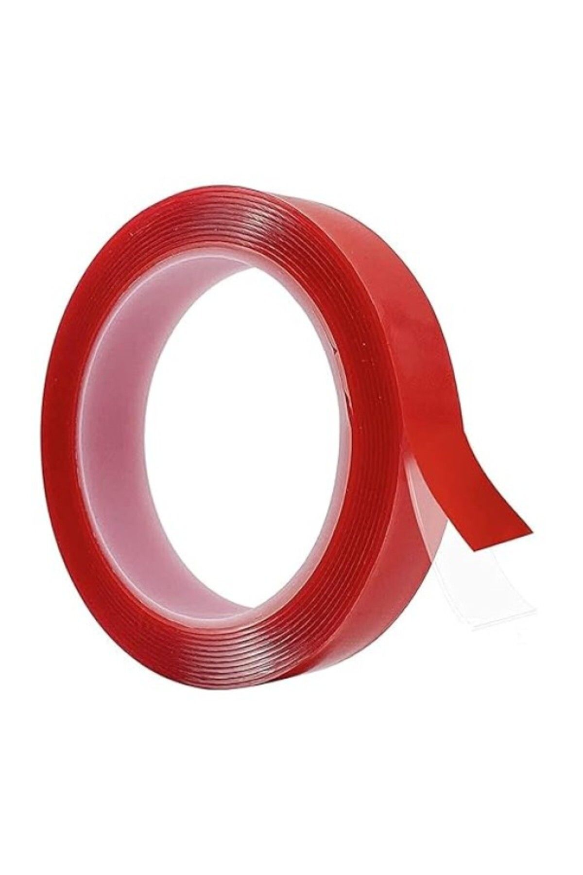 ShopZum Ankanorm Çift Taraflı Bant Şeffaf Silikonlu Su Geçirmez Akrilik Montaj Bandı (5 Mt X 10 Mm)