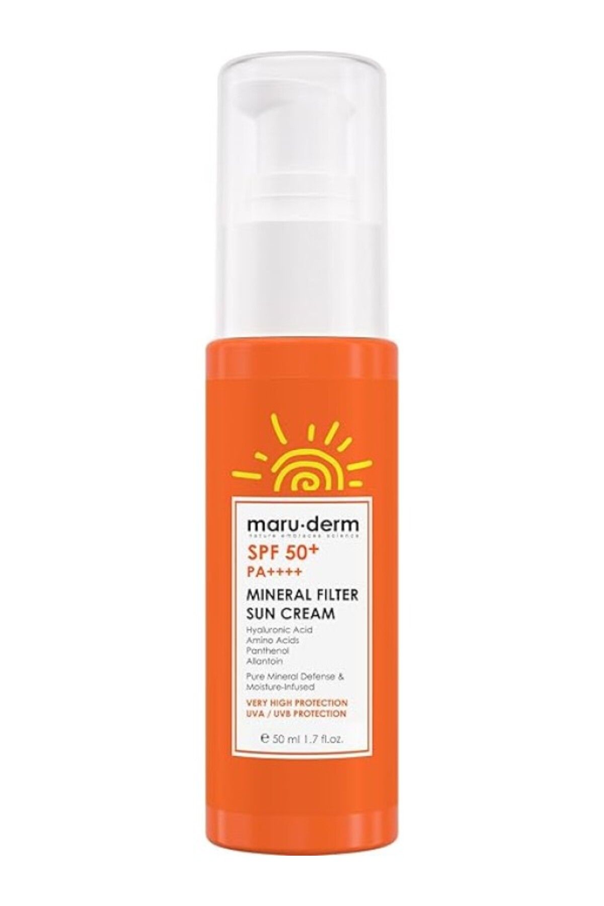 ShopZum Maruderm Spf 50+ Mineral Filtreli Güneş Kremi 50 Ml