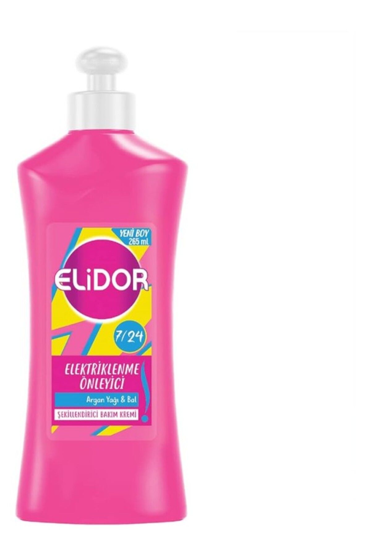 ShopZum Elidor 7/24 Şekillendirici Saç Bakım Kremi Elektriklenme Önleyici Argan Yağı &Amp; Bal 265 Ml