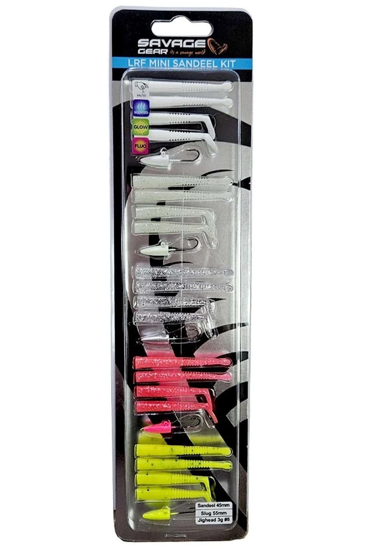 Savage Gear LRF Mini Sandeel Kit 25 Adet Suni Yem