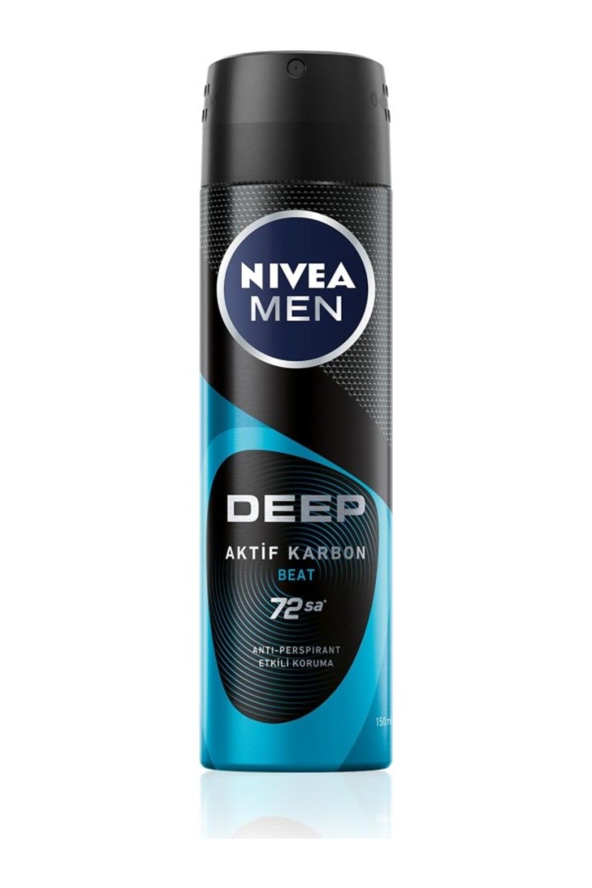ShopZum Men Erkek Sprey Deodorant Deep Beat 150Ml, 72 Saat Anti-Perspirant Koruma
