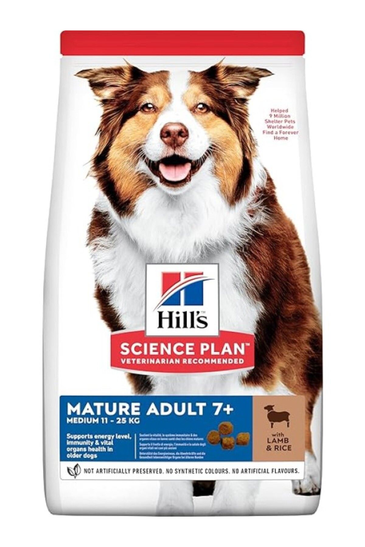 ShopZum Hill&Apos;S Science Plan Light +7 Yaşlı Orta Irk Kuzulu Ve Pirinçli Köpek Maması 14 Kg