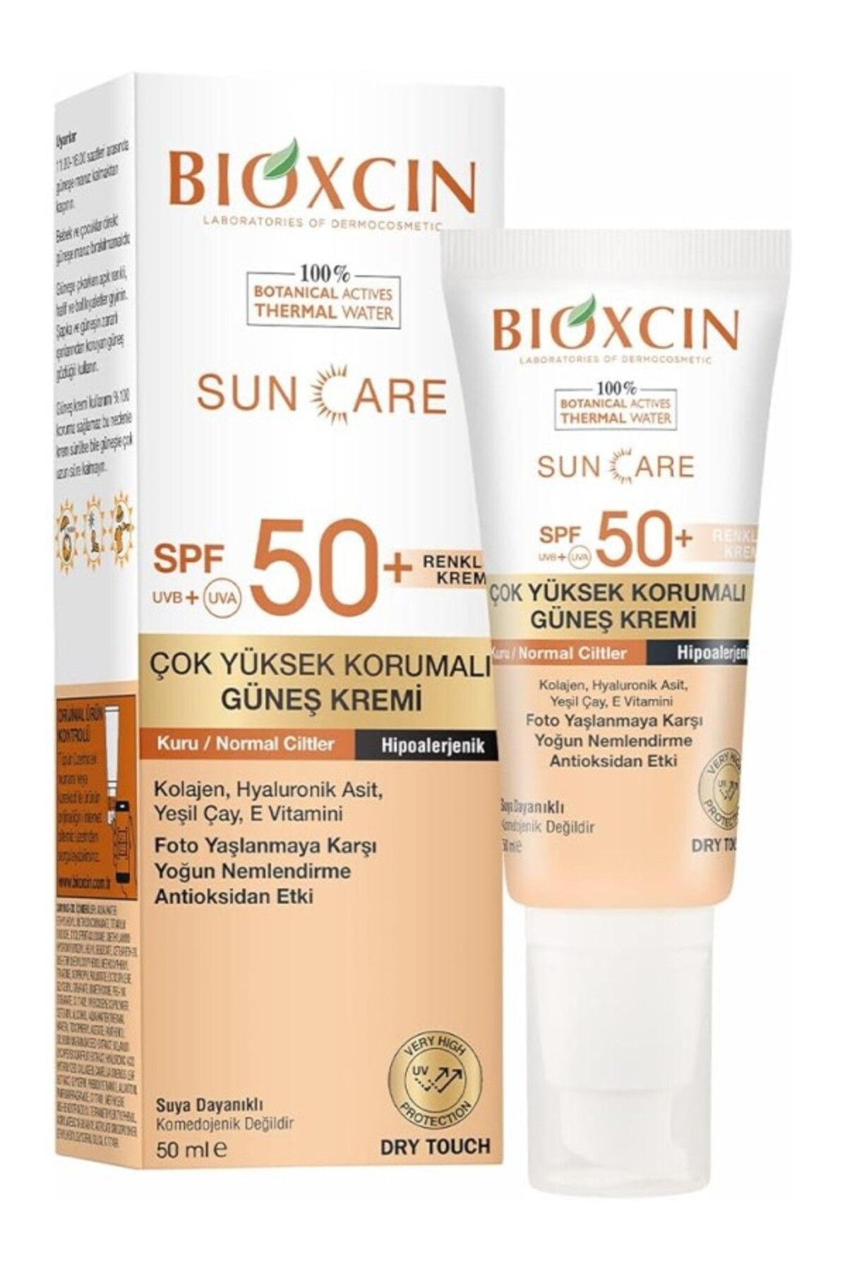 ShopZum Sun Care Çok Yüksek Korumalı Kuru Ciltler Renkli Güneş Kremi Tinted Spf 50+ 50 Ml