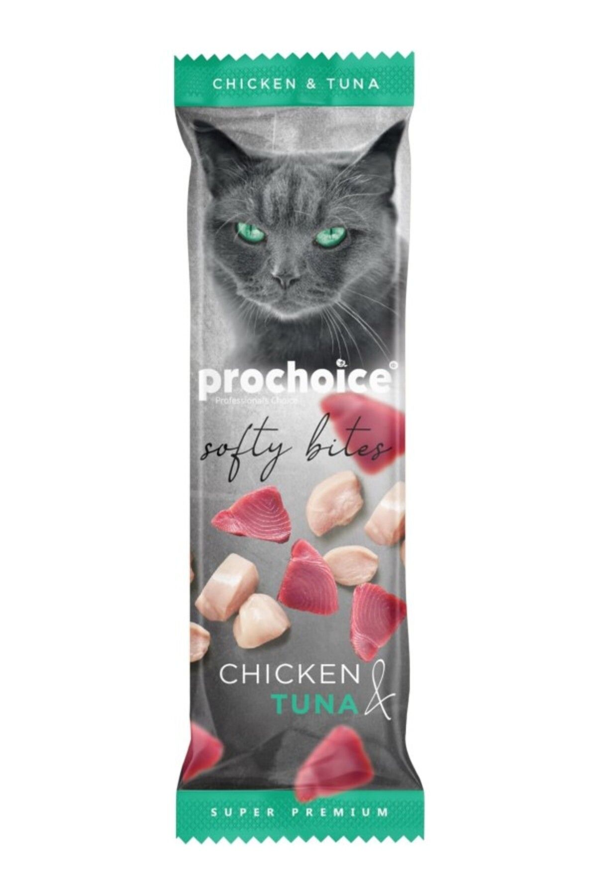 ShopZum Prochoice Softy Bites Chicken Ve Tuna Kediler Yumuşak Atıştırmalık 10 Gr X 24 Adet