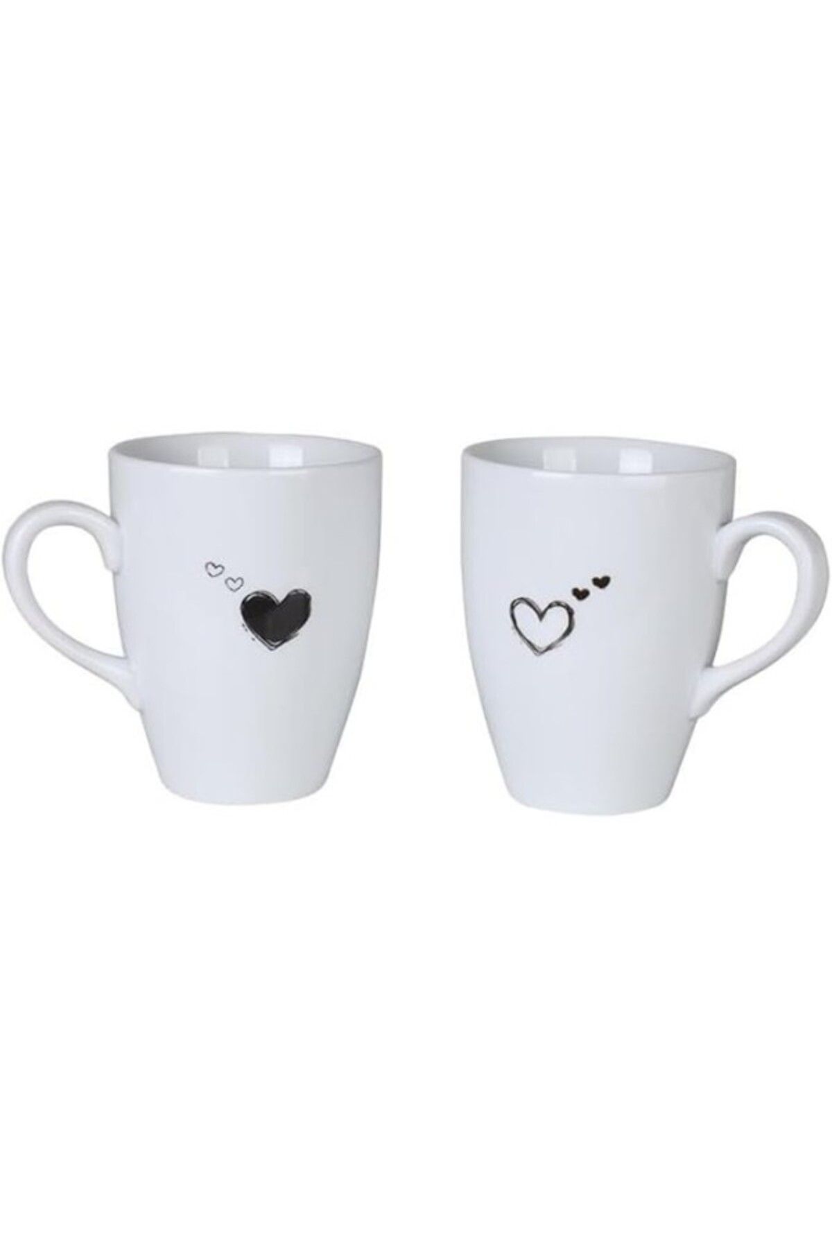 ShopZum Porselen Pretty 2 Parça Mug Bardak