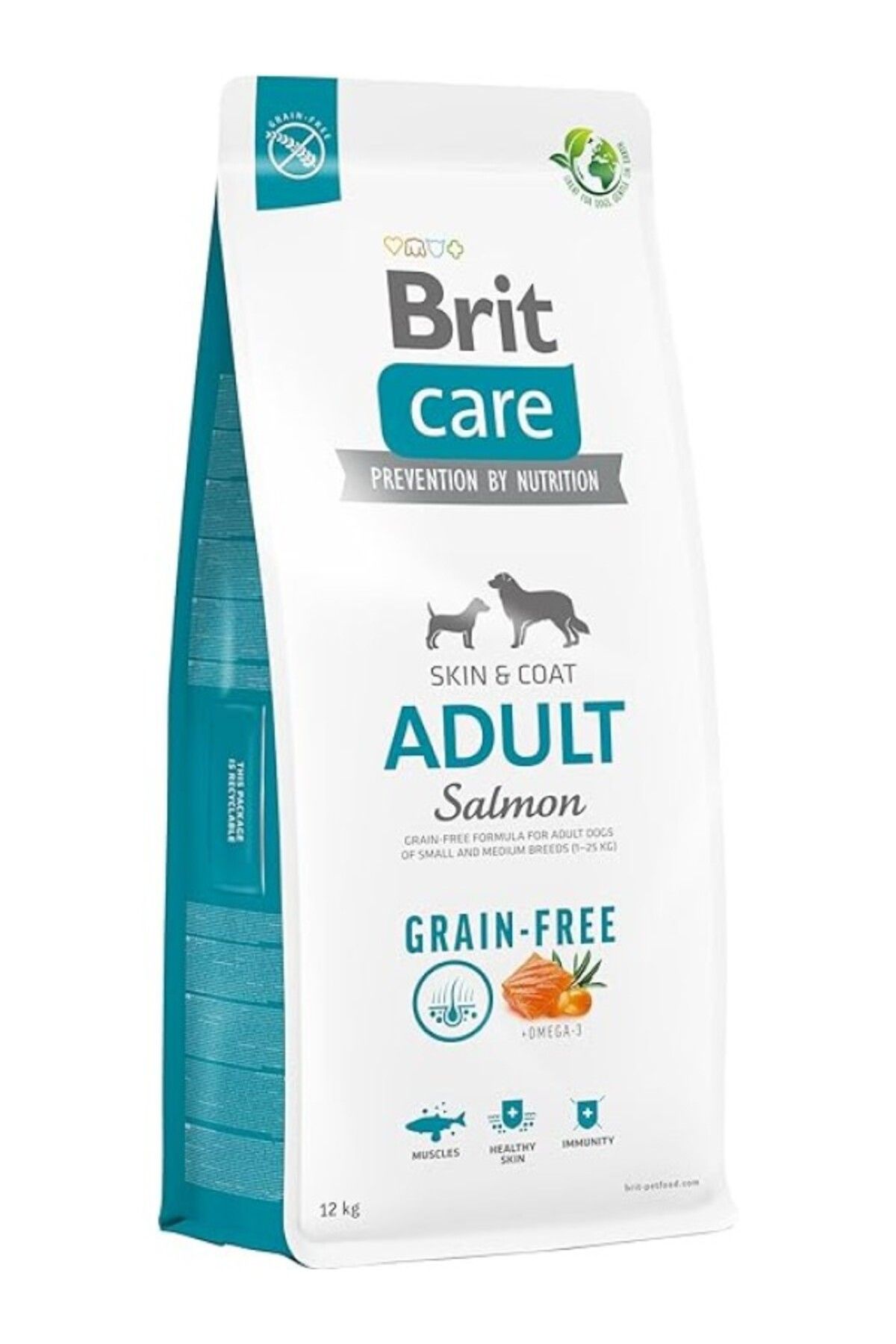 ShopZum Brit Care Skin &Amp; Coat, Deri Ve Tüy Hassasiyeti Olan, Yetişkin Köpekler İçin, Tahılsız, Somon Ba