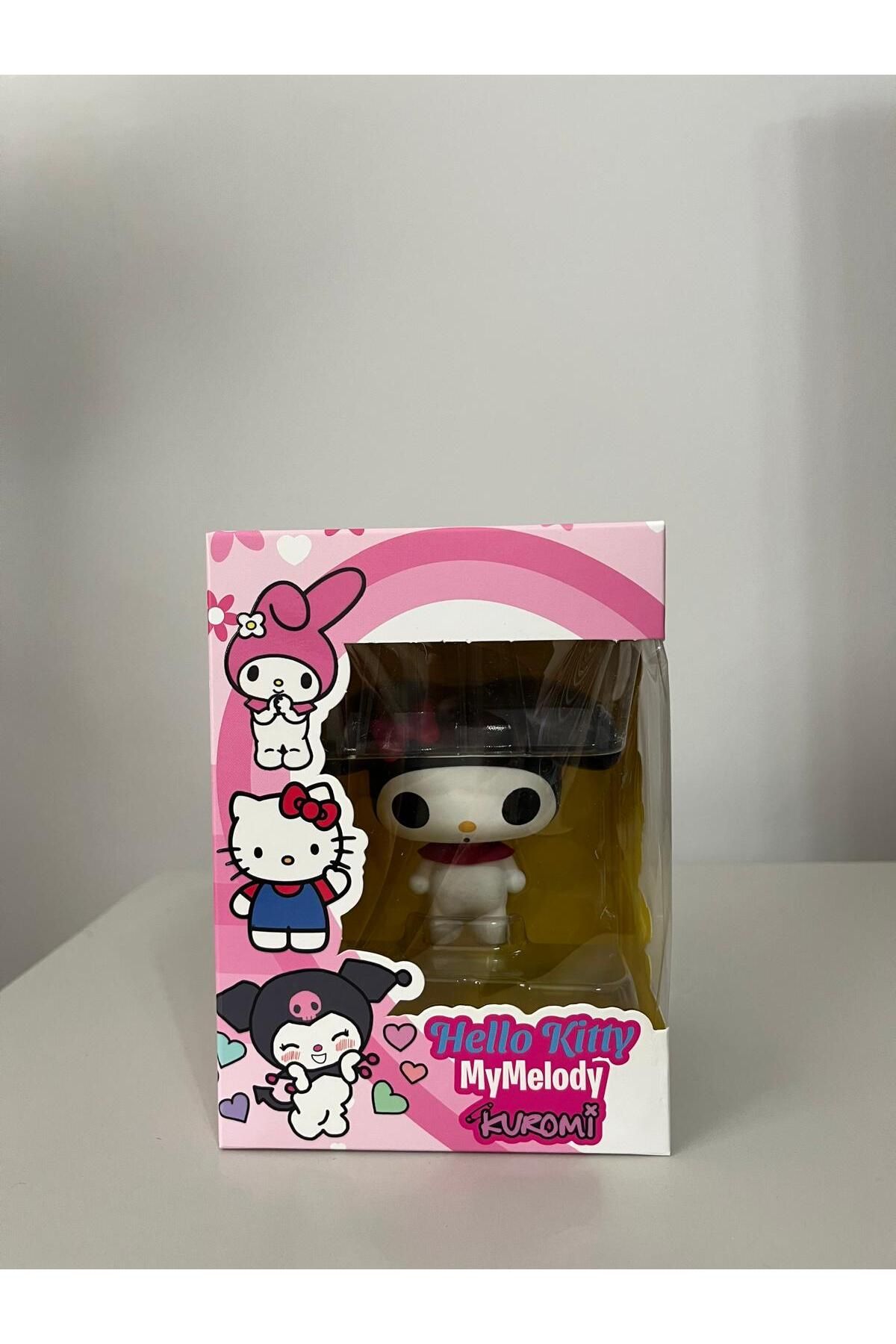 EMAON Kuromi Kostümlü My Melody Figür – Hello Kitty Serisi, Koleksiyonluk Sevimli Dekoratif Oyuncak
