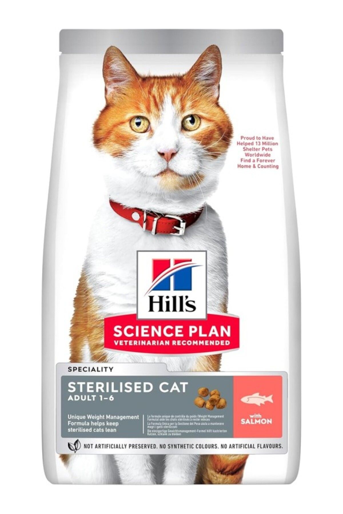 ShopZum Hill&Apos;S Sp Somonlu Kısırlaştırılmış Yetişkin Maması 1,5Kg