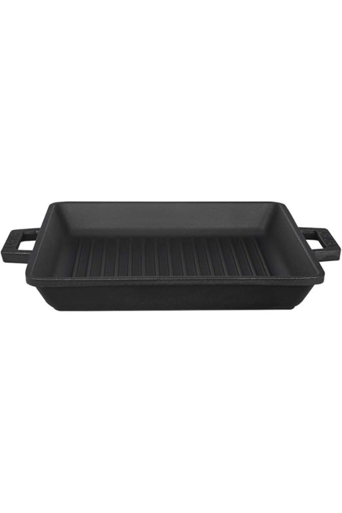 ShopZum Döküm Izgara Tava, 26 Cm, Metal Kulplu